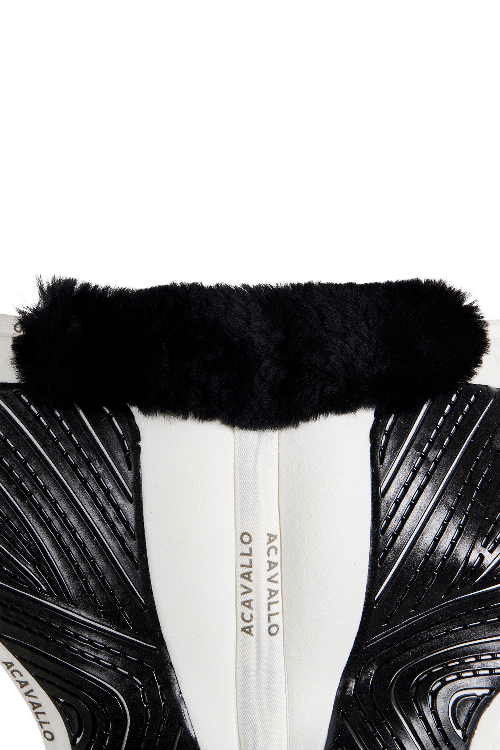 Acavallo Close Contact Gel- & Memory Foam Half Pad met Schapenvacht