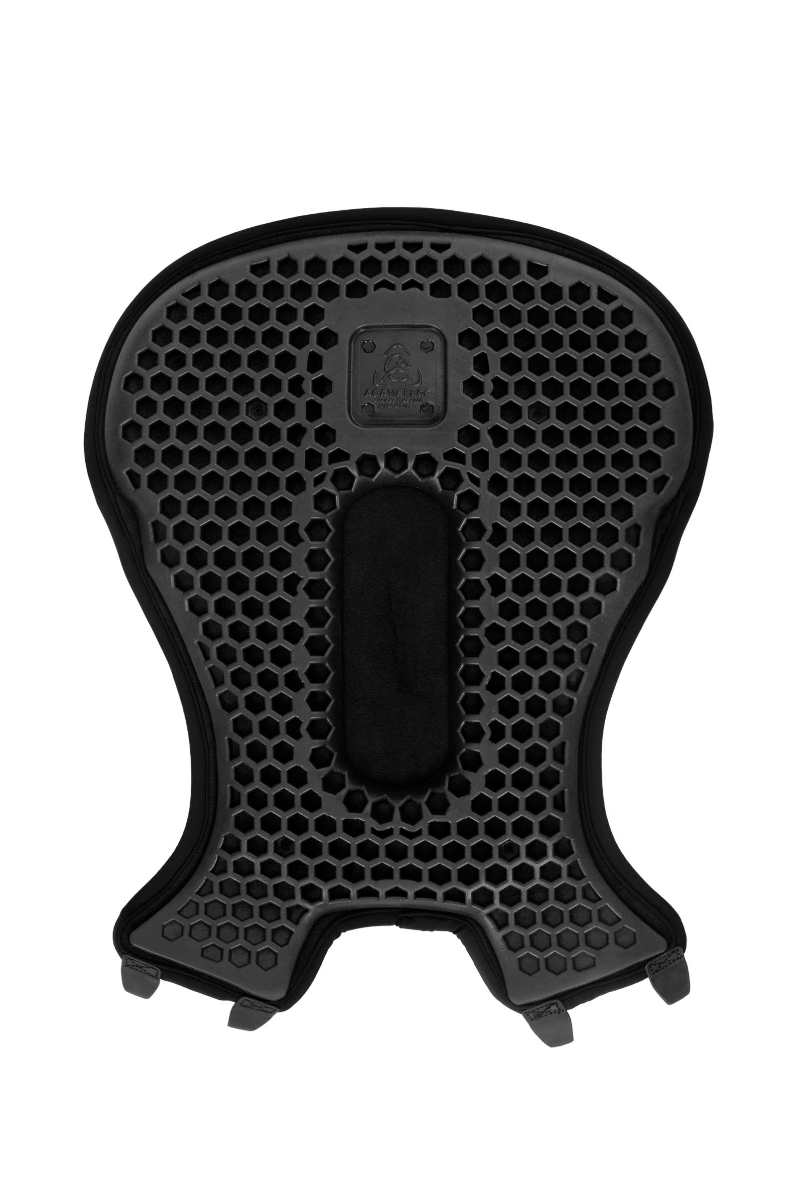 Black Acavallo Ortho-Schaambeen Western Zitbeschermer Hexa Gel-Out Dri-Lex, 20 mm  