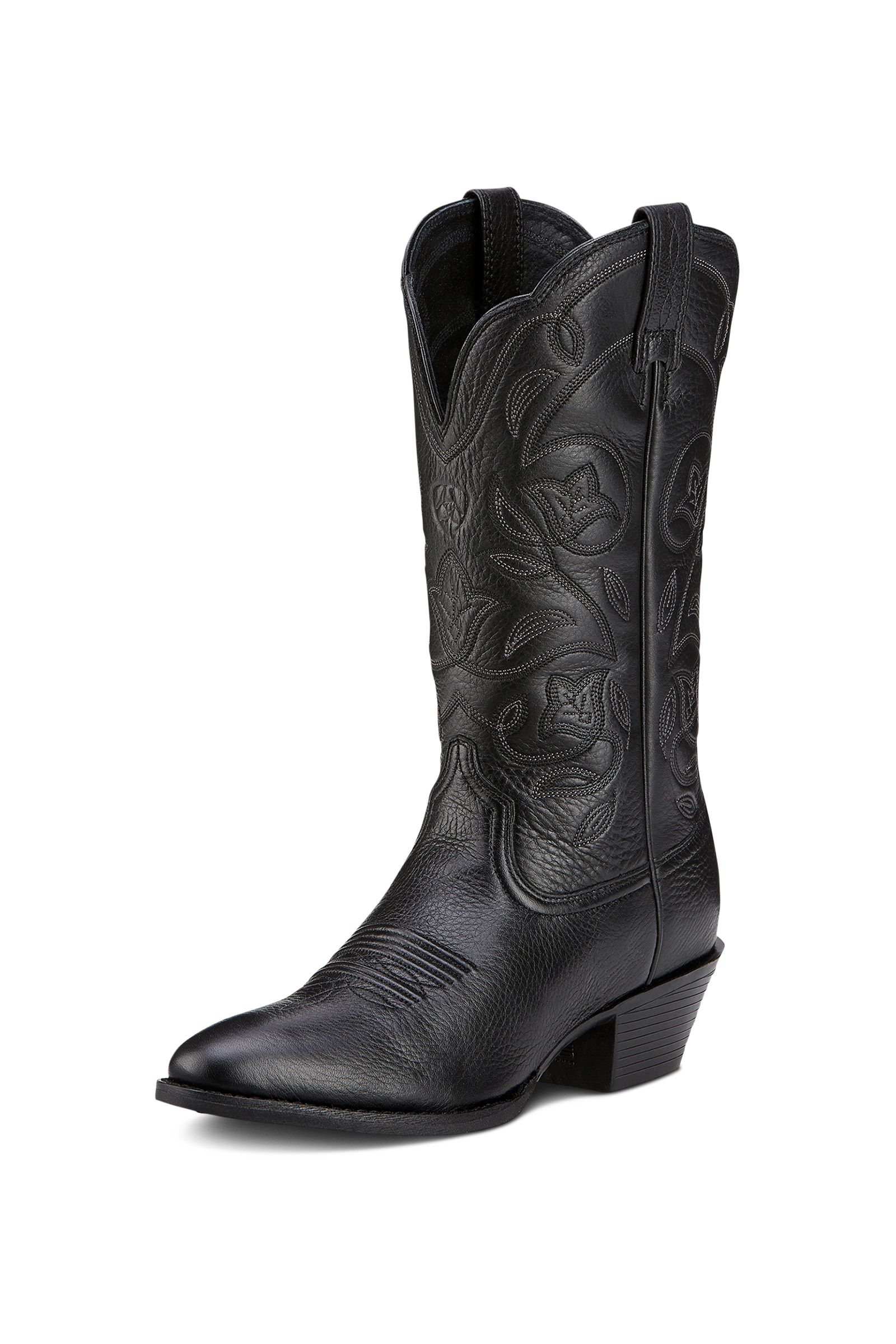 Black Deertan Ariat Heritage R Toe dames-westernlaarzen