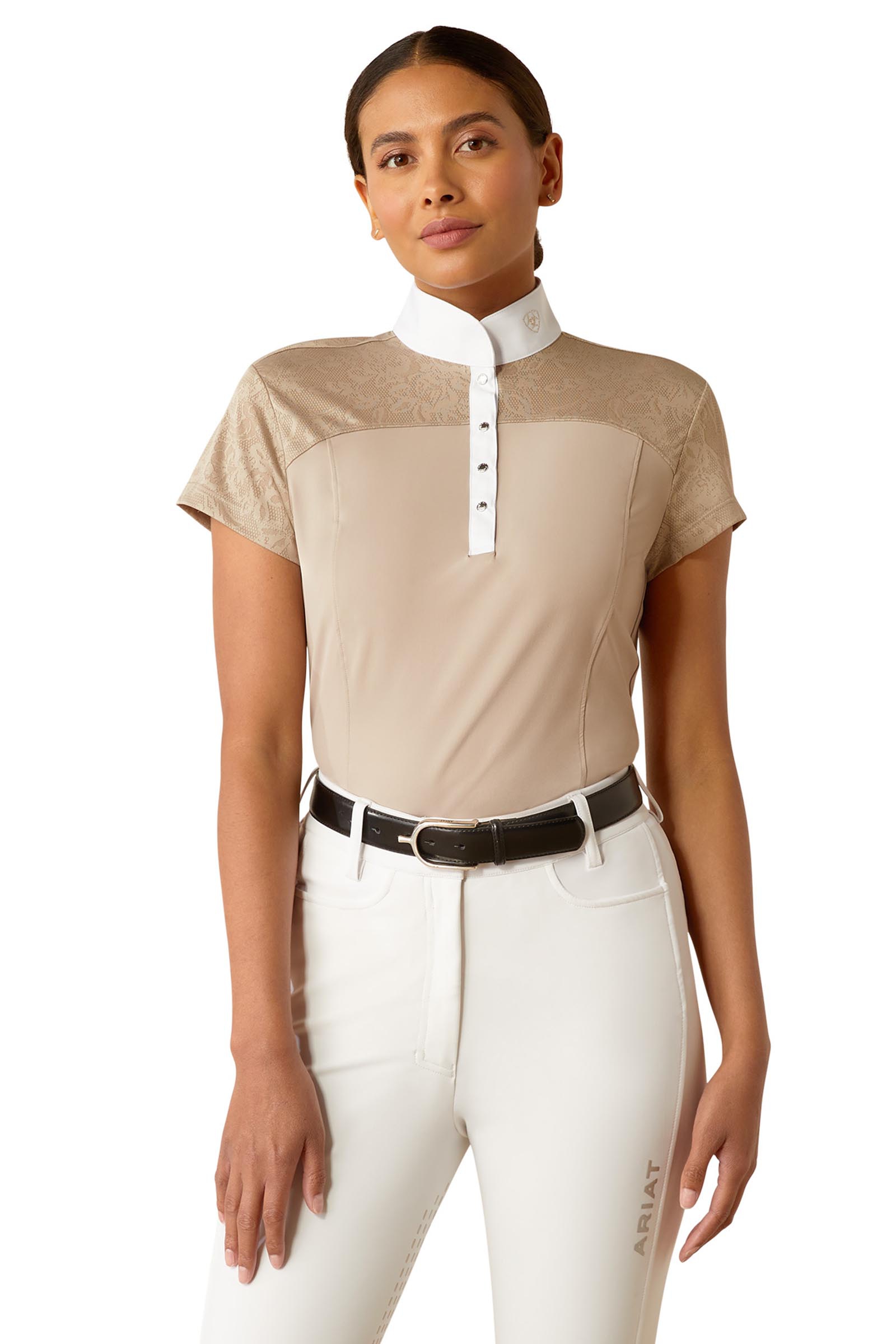 Cape Reed Ariat Bellatrix dameswedstrijdshirt met korte mouwen