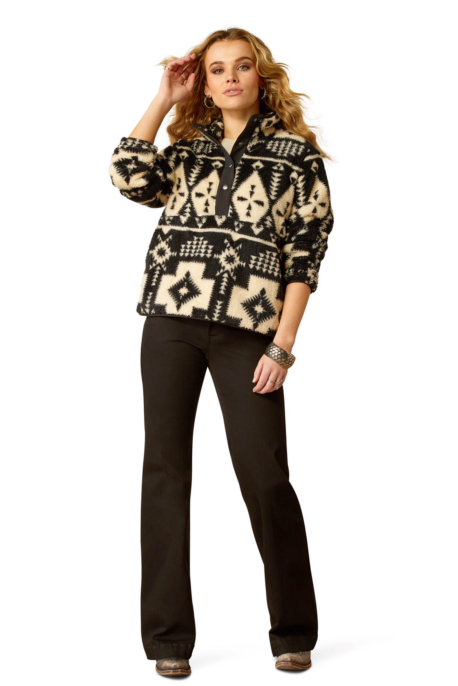 Ariat Berber Snap Front Sweatshirt