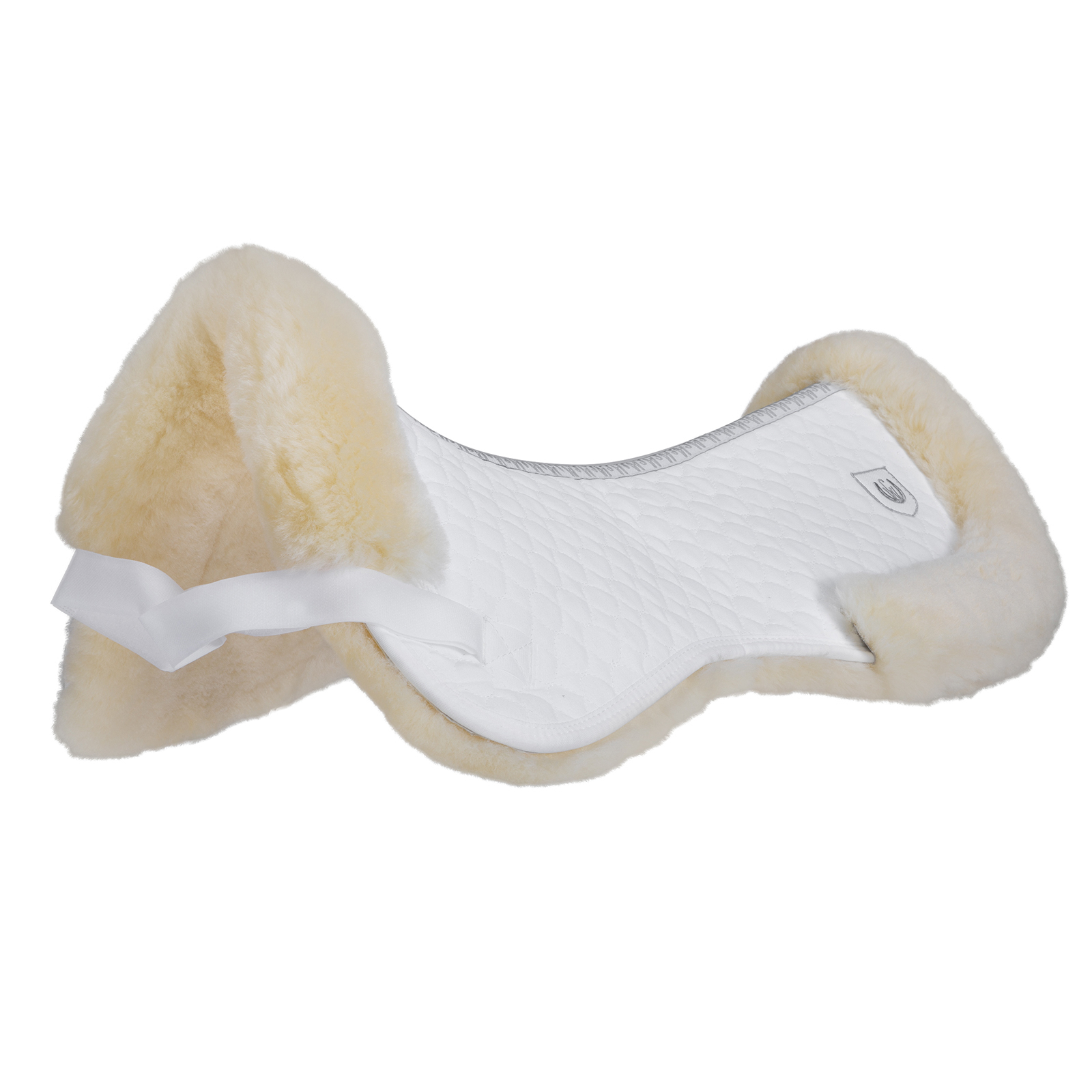 White/Off-white Christ Zadelonderlegger met rand