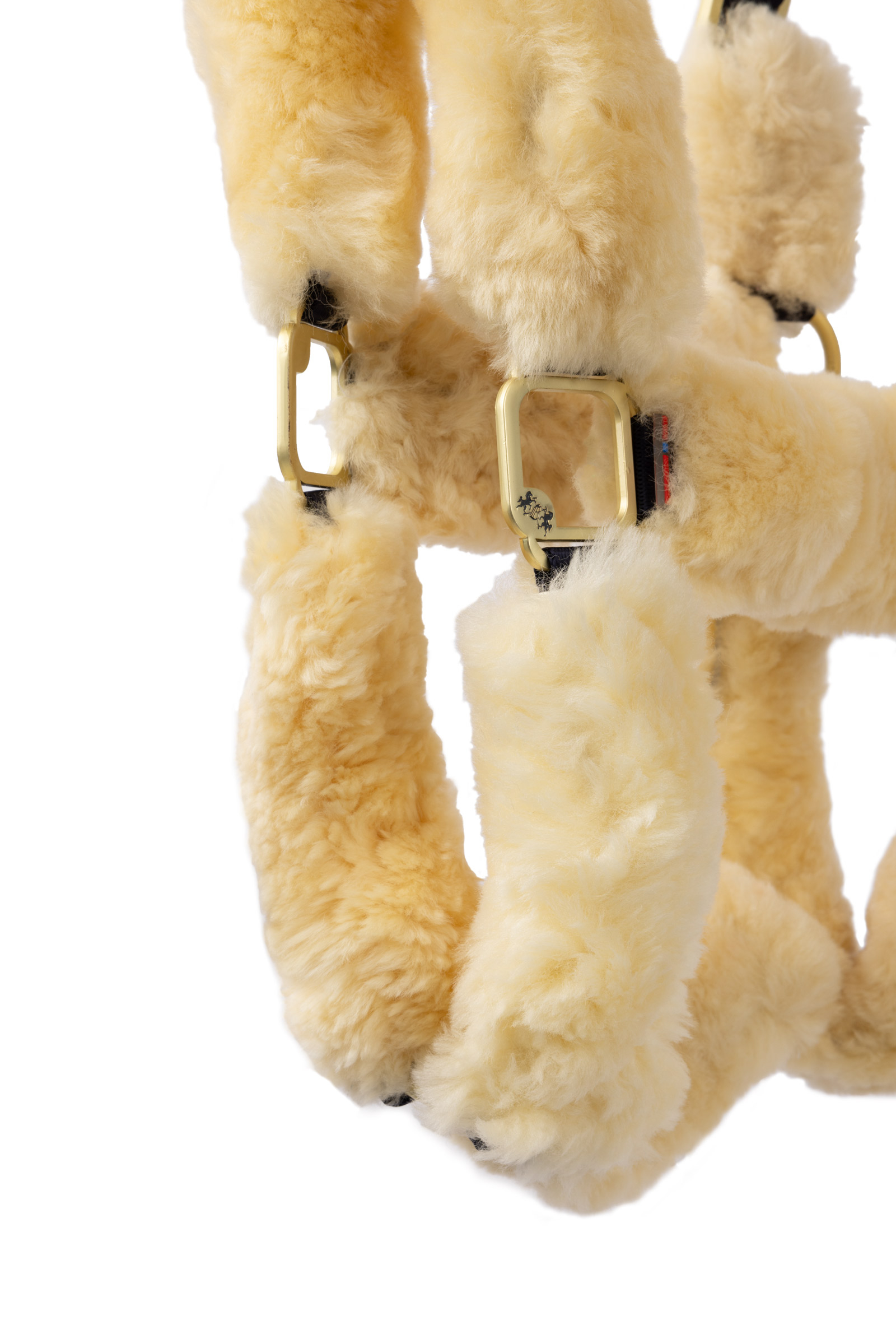 B Vertigo Tremblant Halster met lamsvel