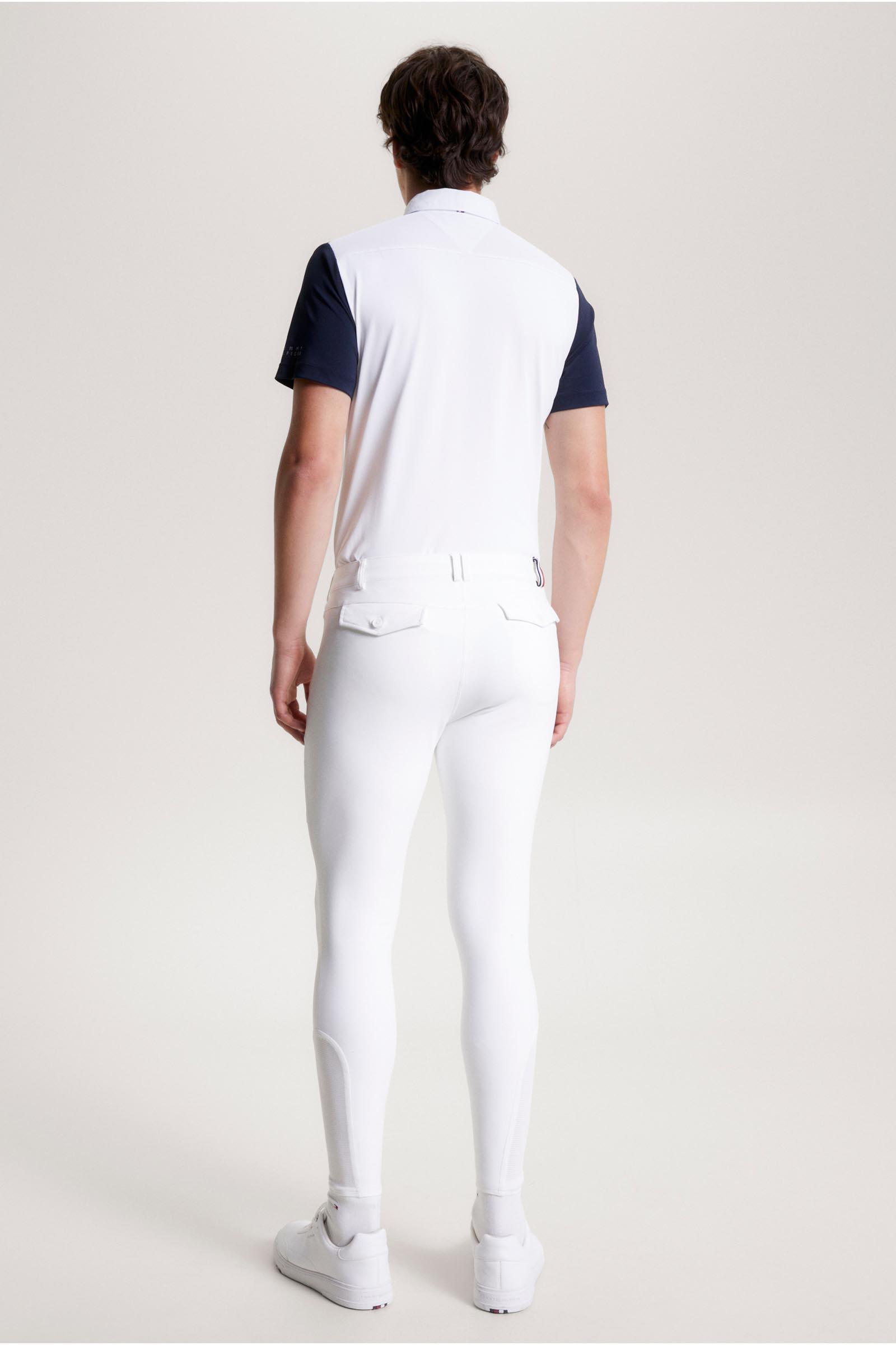 Optic White Tommy Hilfiger Equestrian Pro heren kniegrip rijbroek