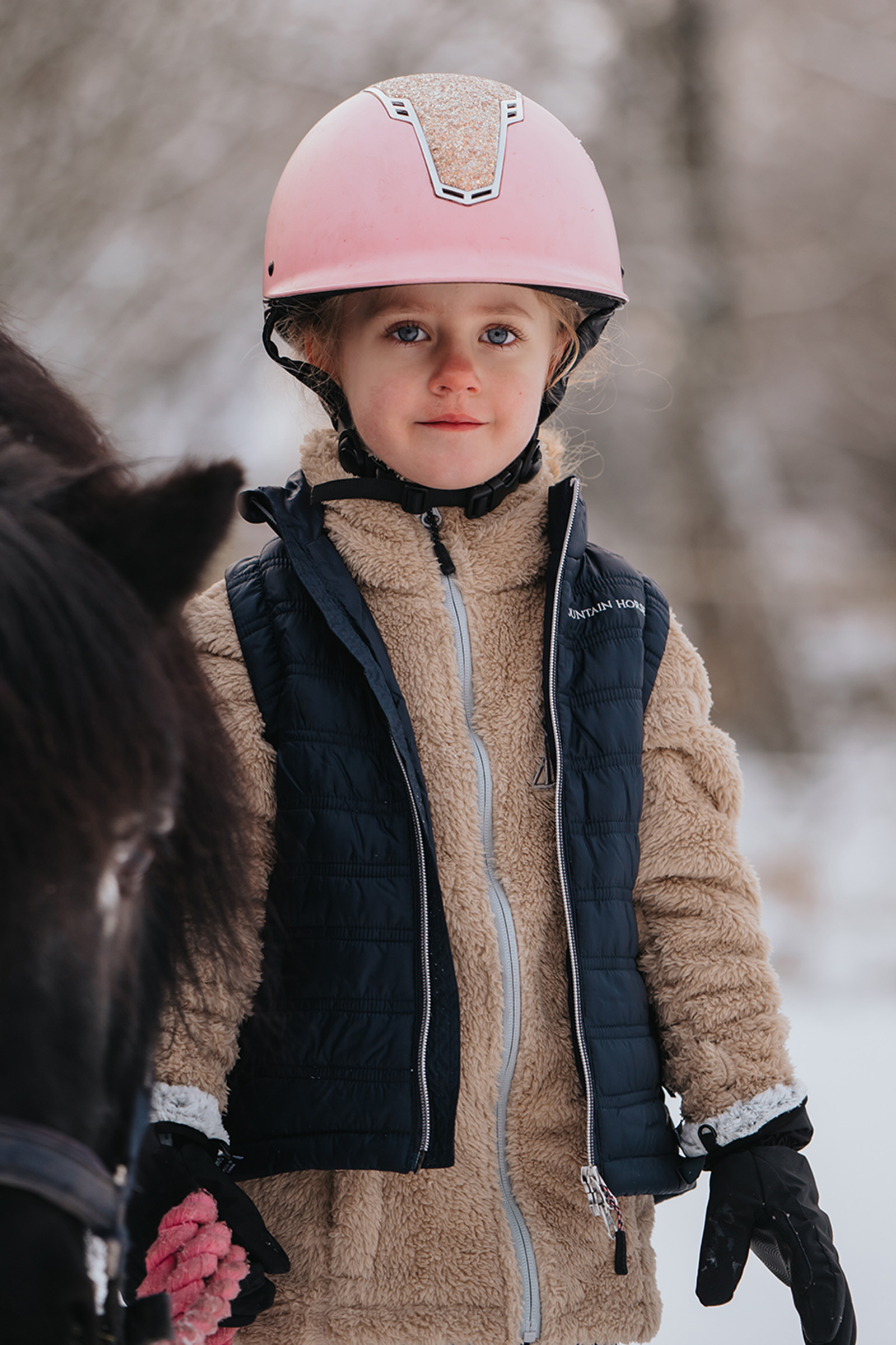 Mountain Horse Fuzzy Kids' Fleece Jacket