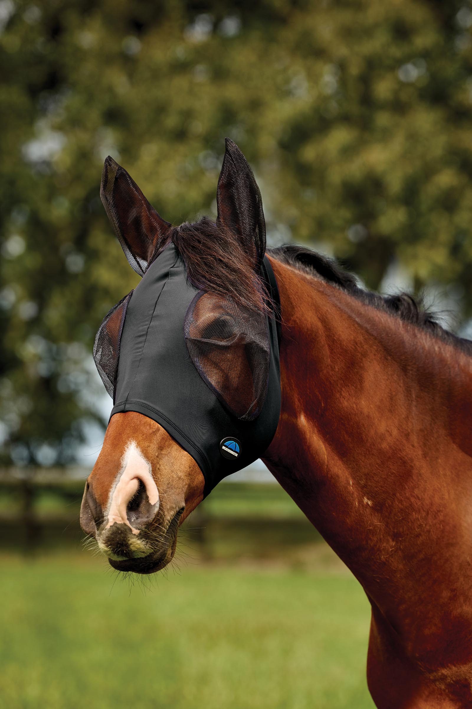 Weatherbeeta Comfitec Deluxe Stretch Vliegenmasker met oren  