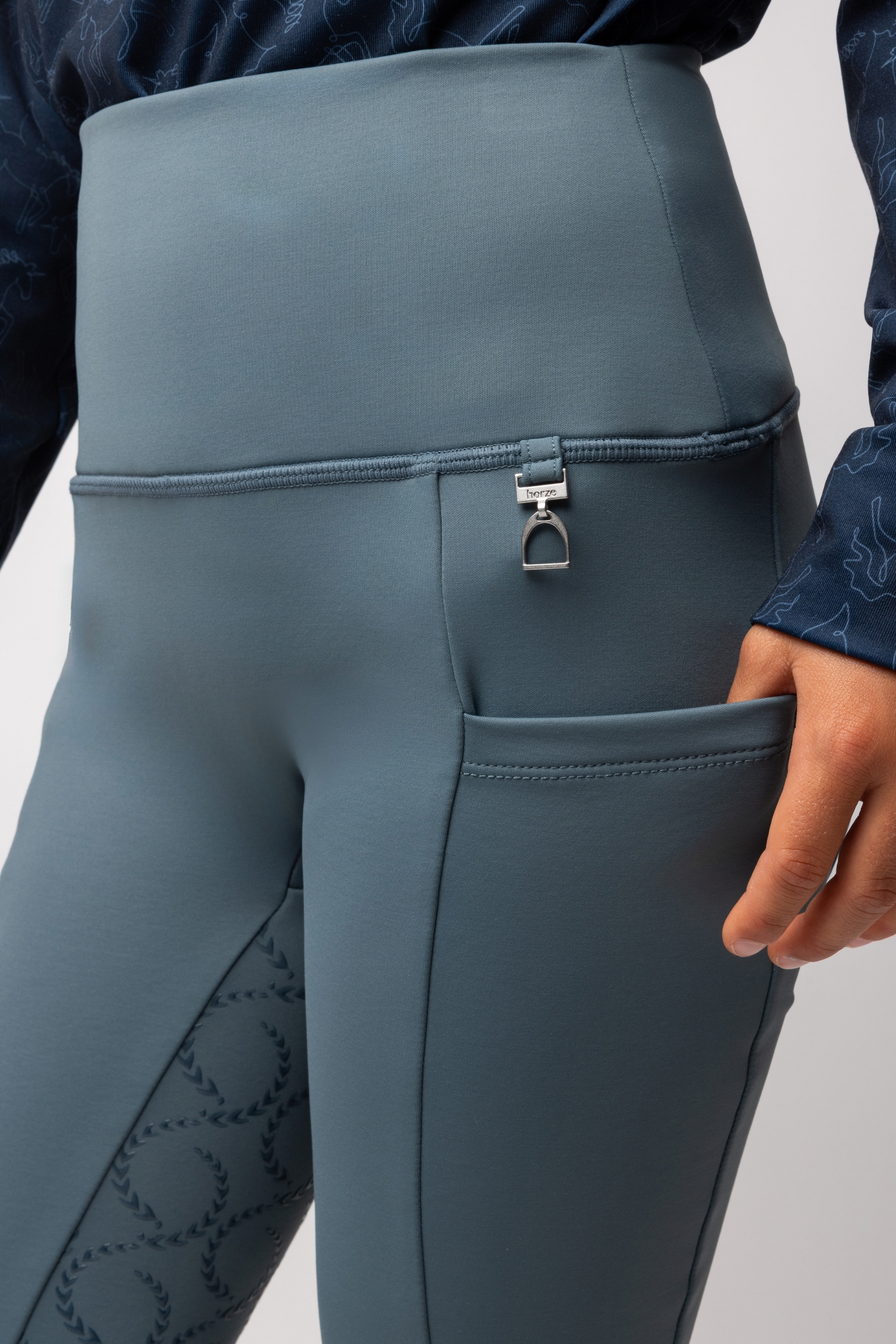 Horze Gillian Kinderen thermo fullgrip rijleggings