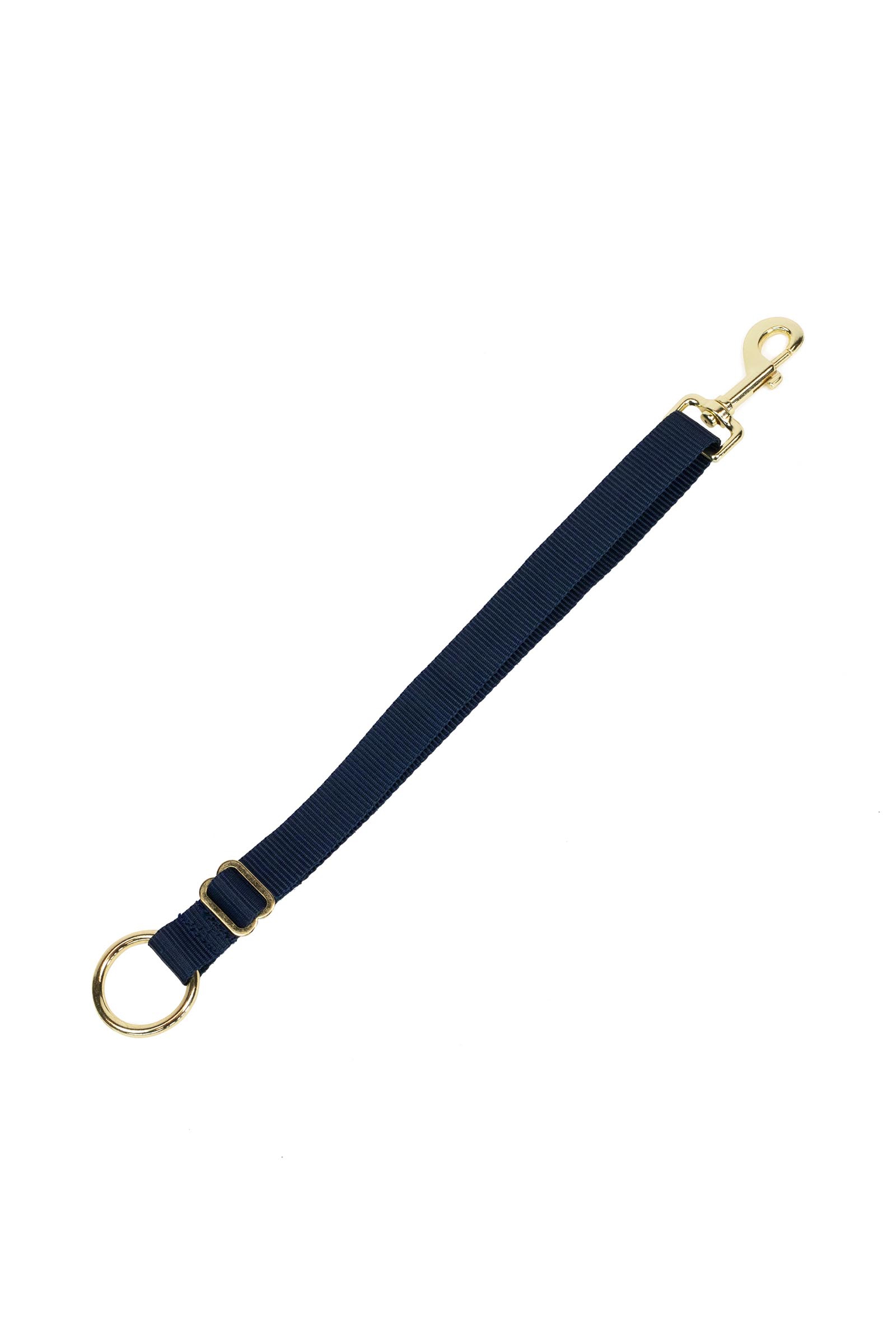 Navy Kentucky Horsewear lange nylon haak- en ringhouder  