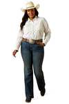 Ariat Sonia Mid Rise dames bootcut jeans