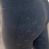 Horze Vanessa Naadloze Denim-Look Siliconen Full Seat Tights, dames