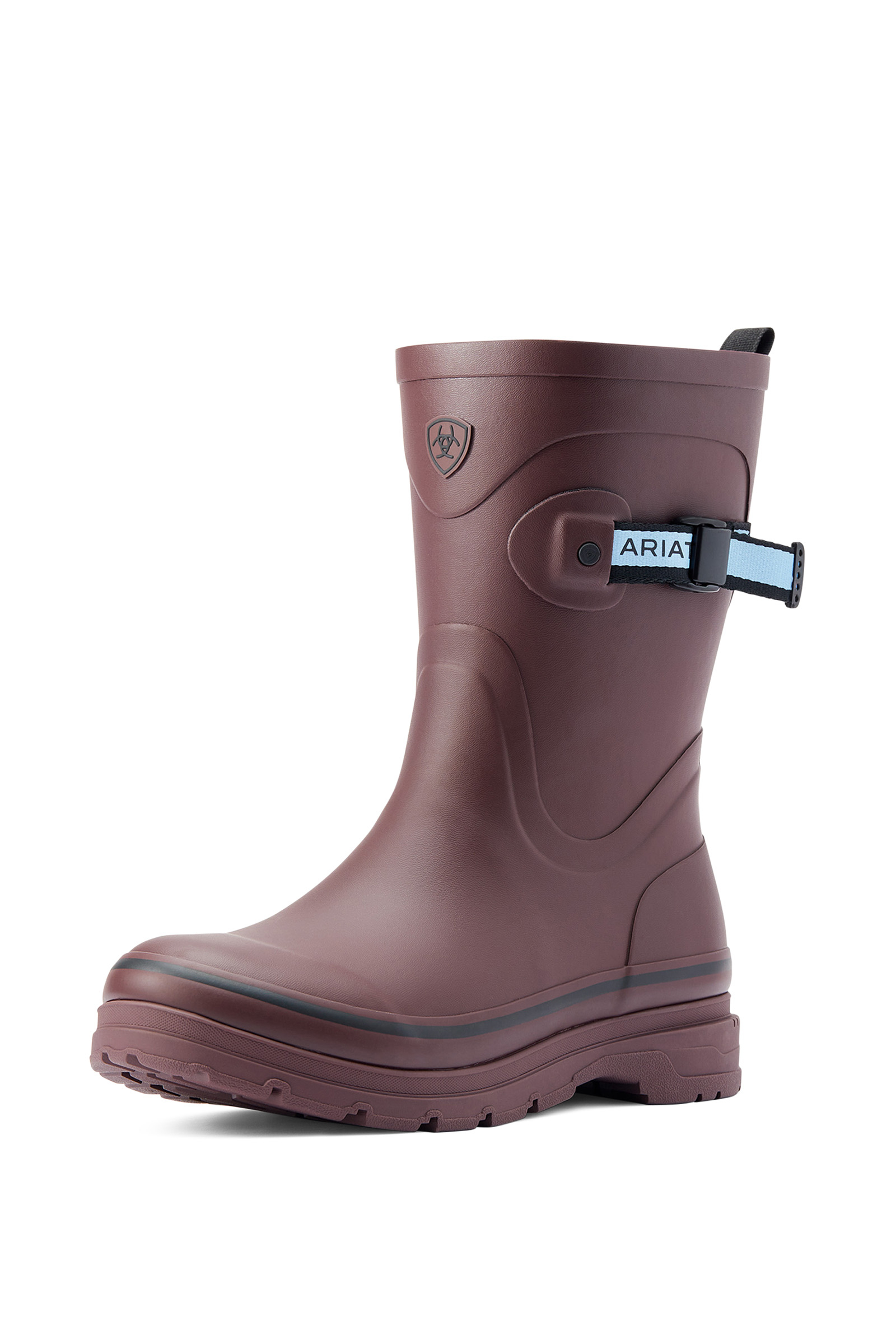 Maroon Ariat Kelmarsh Mid dames halflange rubberlaarzen