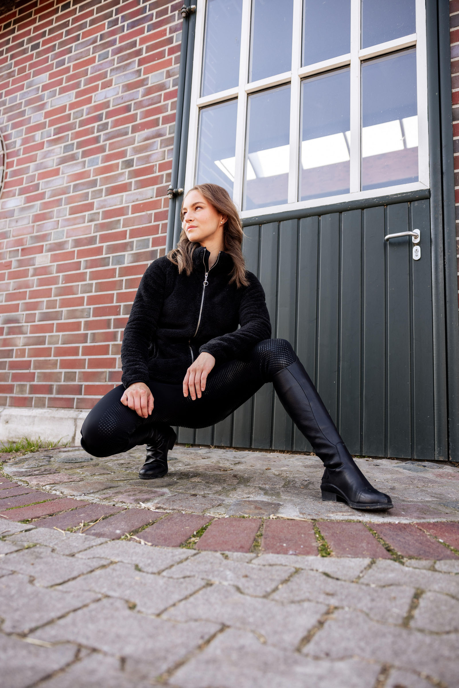 Horze Grand Prix Thermo Softshell Siliconen FS Rijbroek, dames