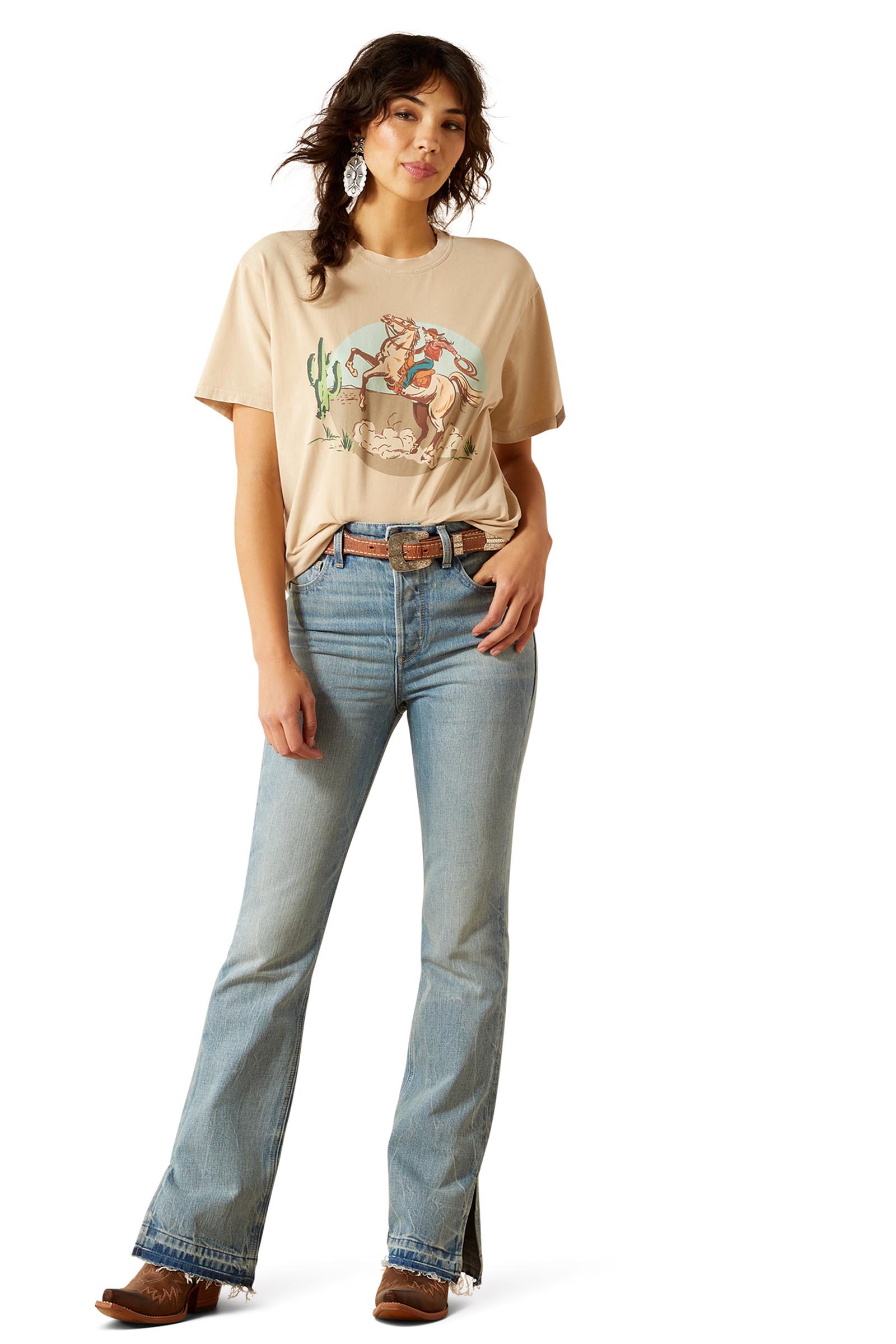 Ariat Ride On dames t-shirt