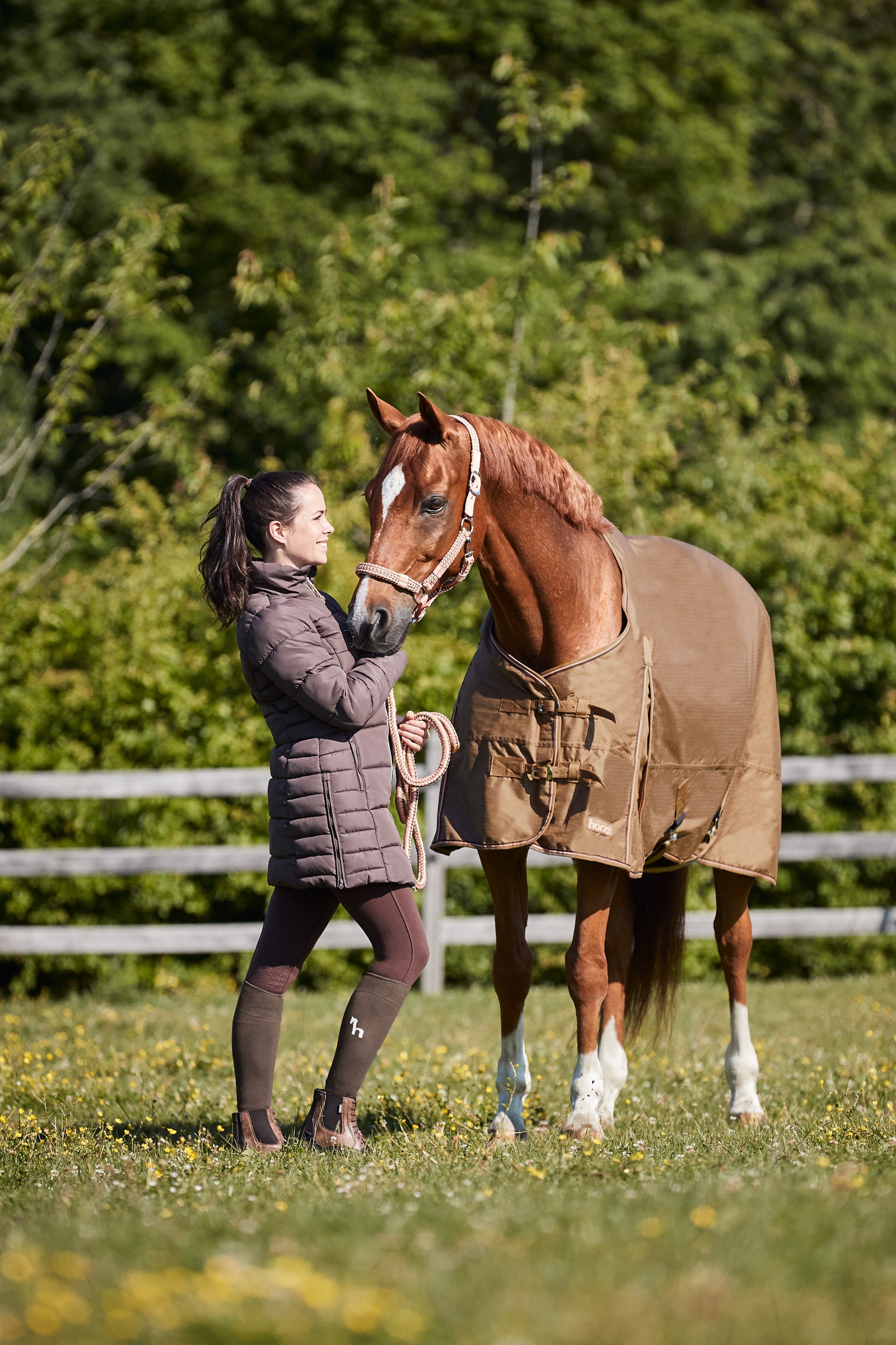Horze Bamboo winter paardrijsokken, dames