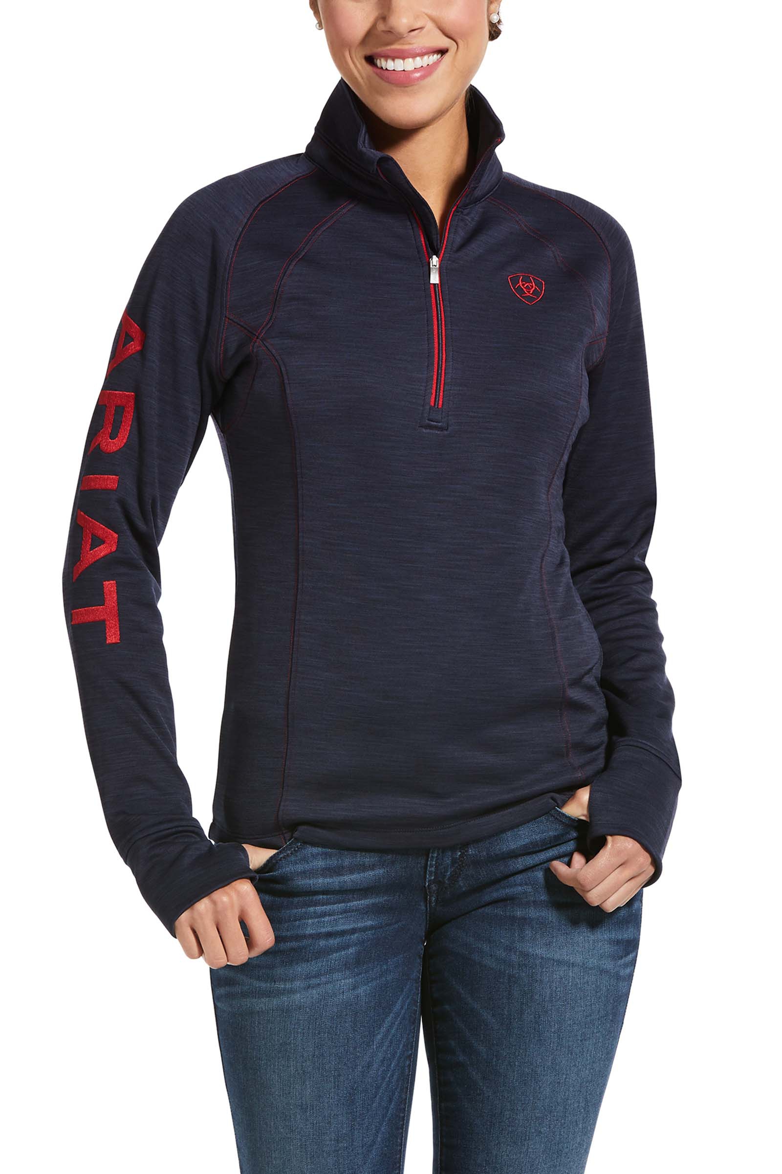Ariat Tek Team 1/2 rits Sweatshirt, dames