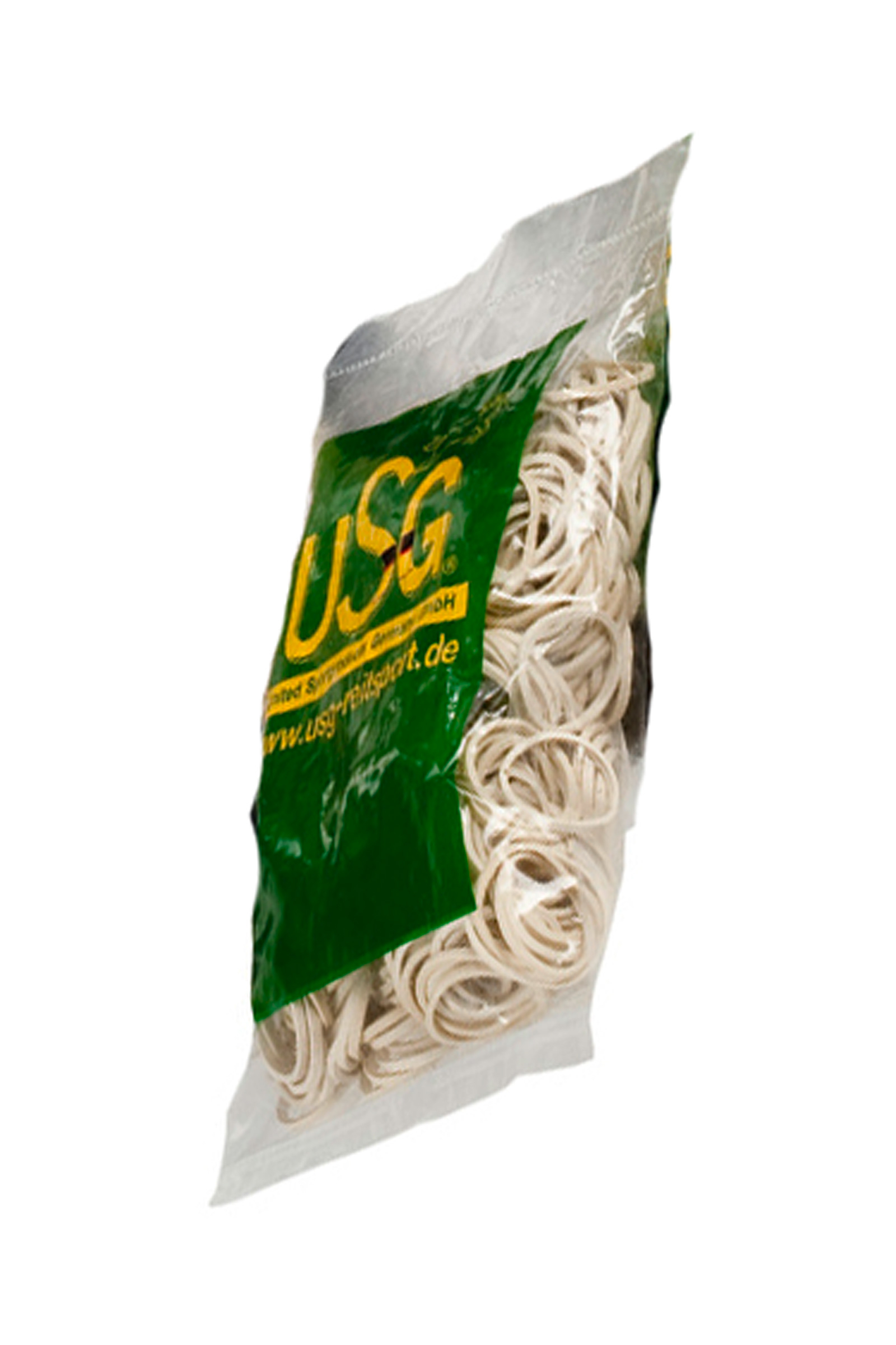 White USG manenelastiekjes (50 g)