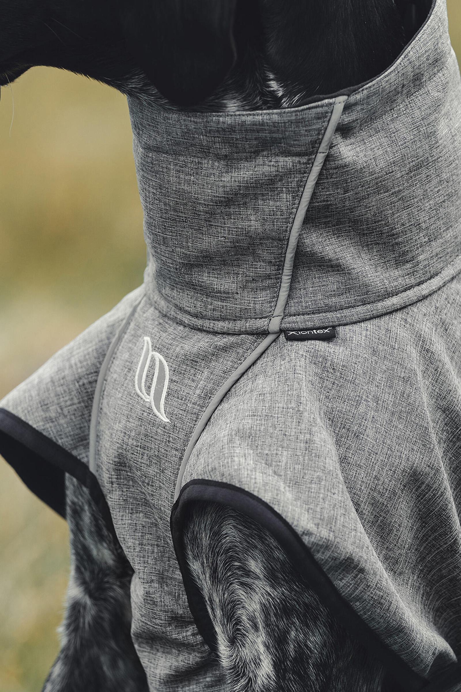 Grey Back on Track Bark All-Round Dog Coat, 70-80cm