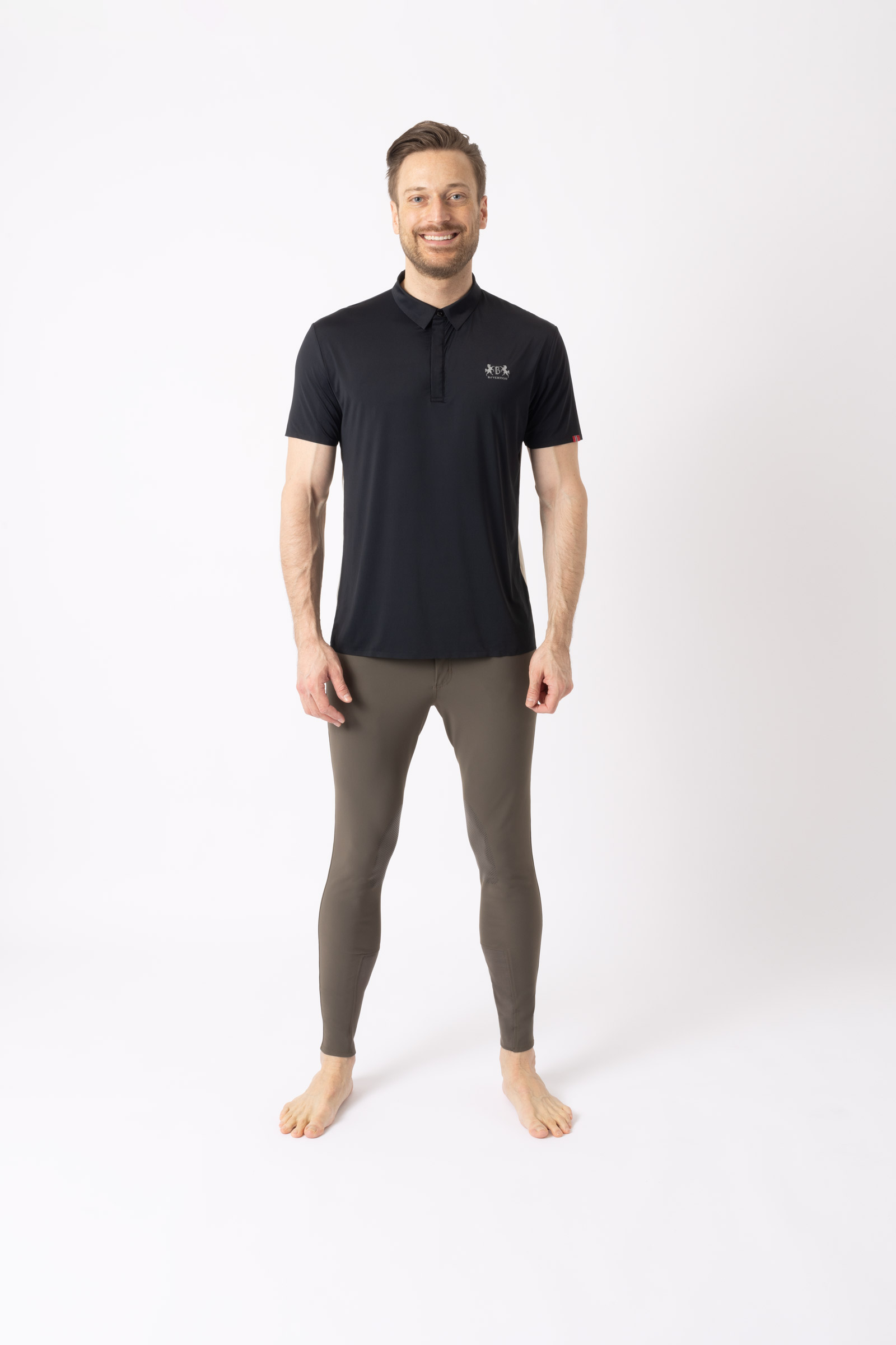 B Vertigo Aidan naadloos poloshirt, heren