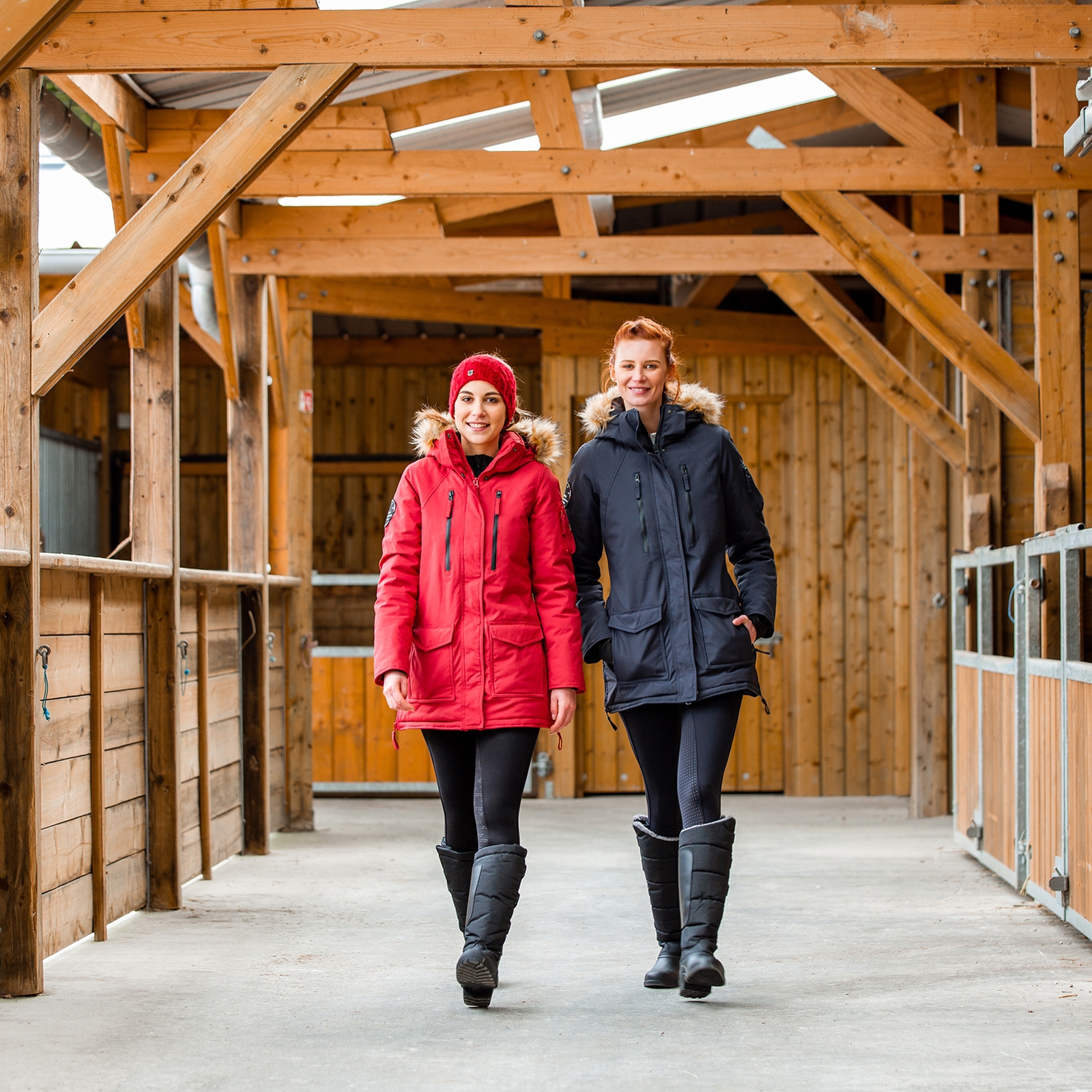 Horze Brooke Lang Parka Jack, dames