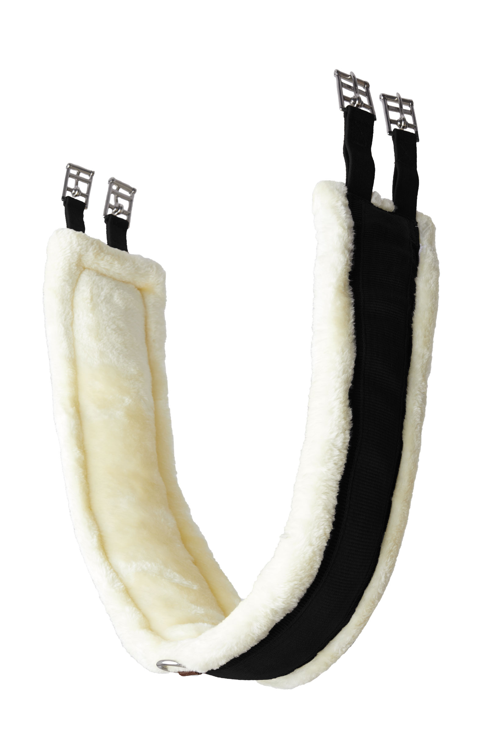 Horze Kyiv lange neopreen singel met vast imitatiebont