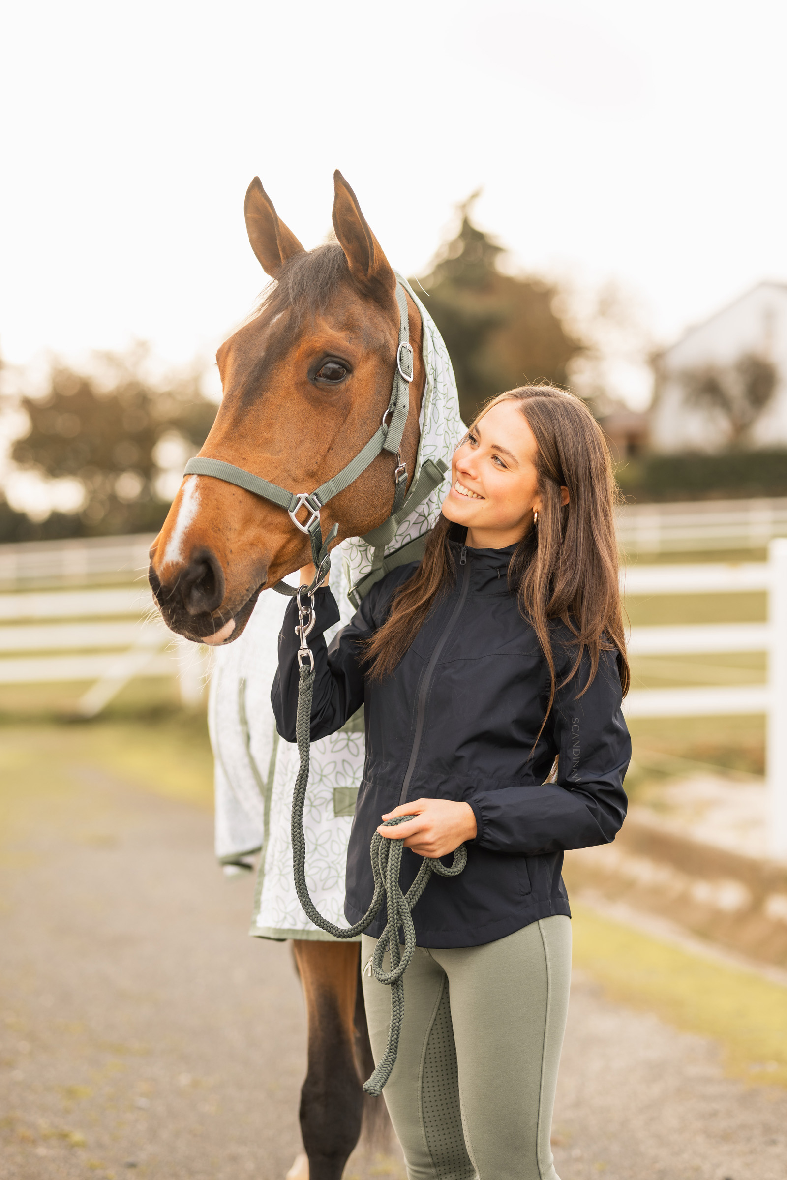 Horze Fiora lichte waterdichte rijjas voor dames