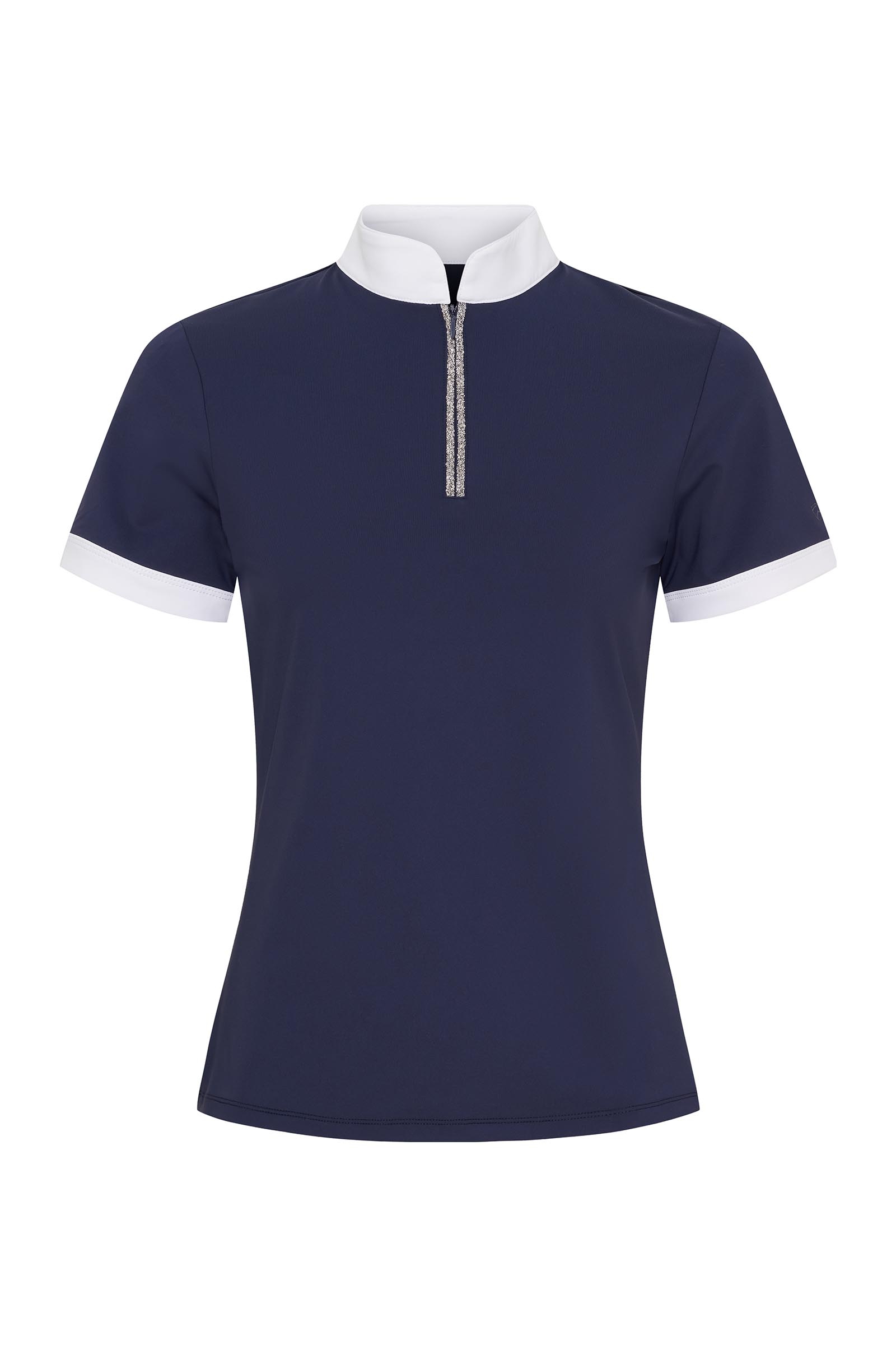 Dark Blue Catago Nice Women's Half Zip Show Shirt