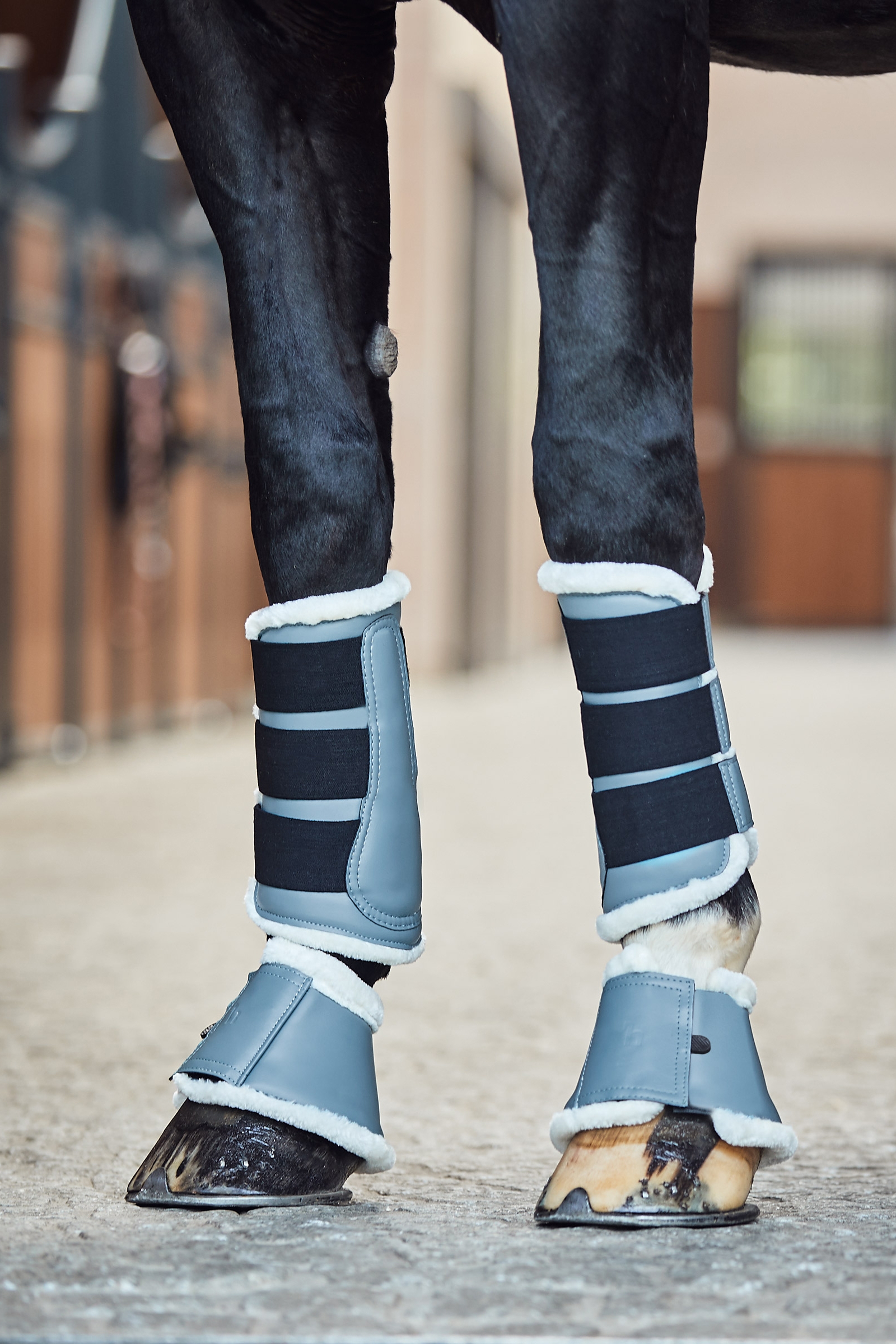 Horze Ghent springschoenen met imitatiebont