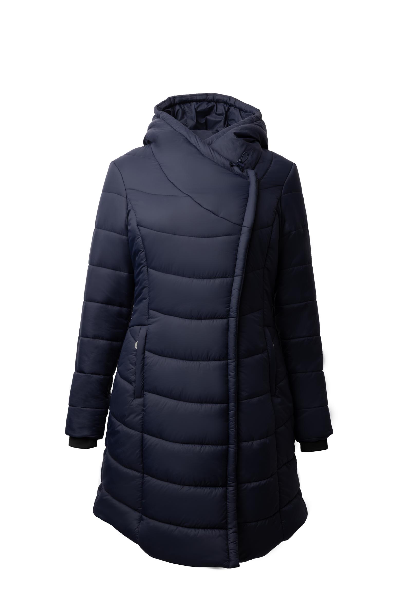 Horze Edith lange gewatteerde jas