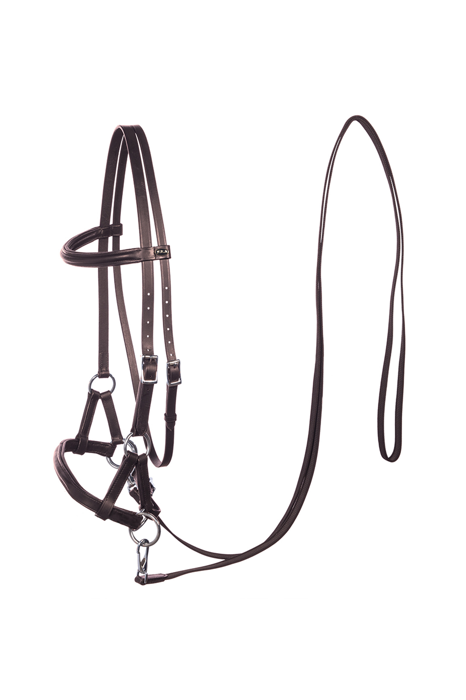 F.R.A. Freedom Riding Articles Pardoes Sidepull (System 3) leder, met anti-slip teugels