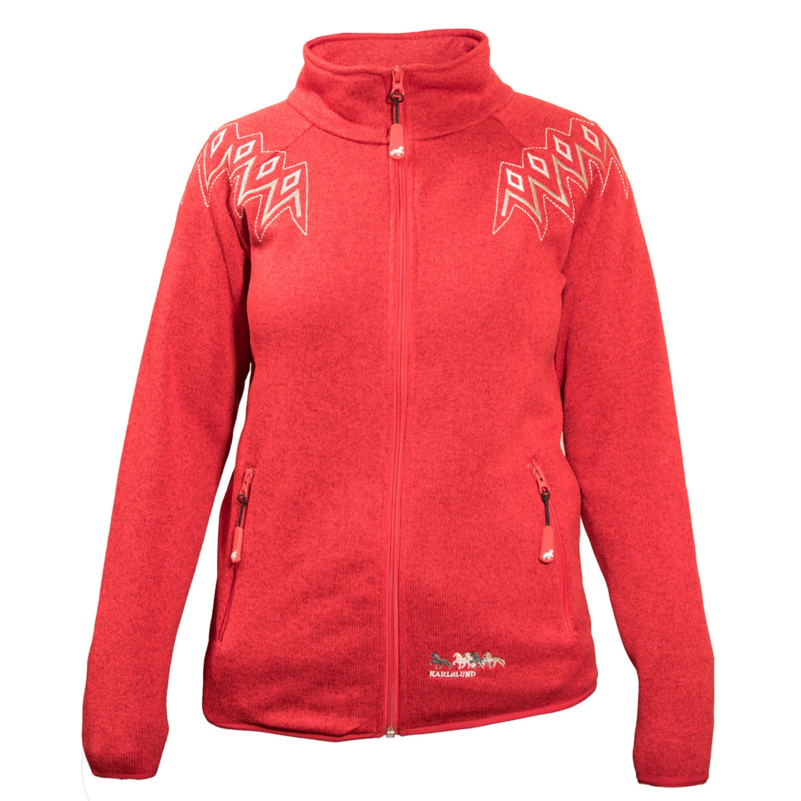 Red Karlslund Reykur Fleece Trui