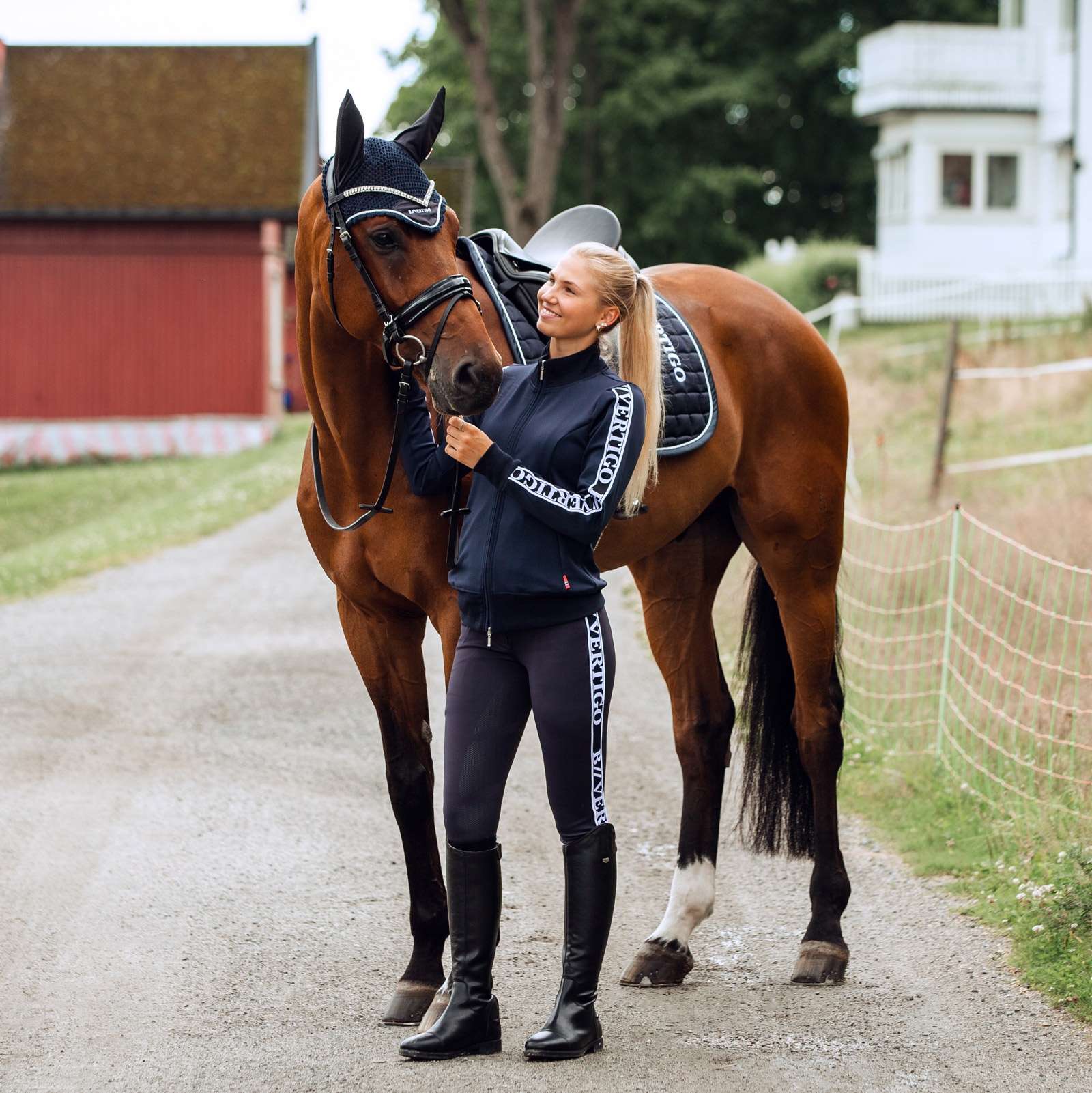 B Vertigo Angelika High Waist Functionele Rijbroek met siliconen zitvlak, dames