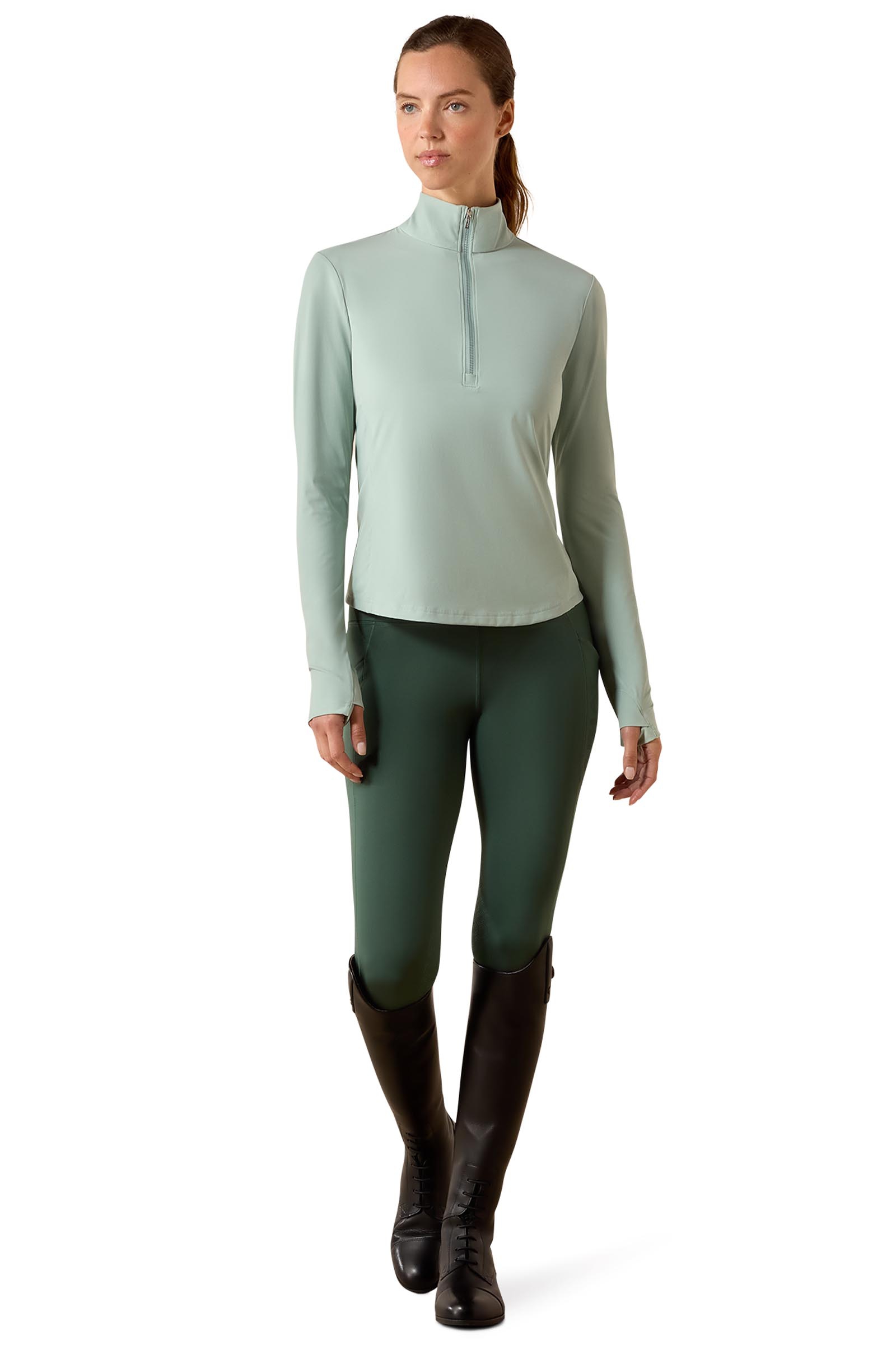Ariat Dames SolVeil baselayer met 1/2 rits