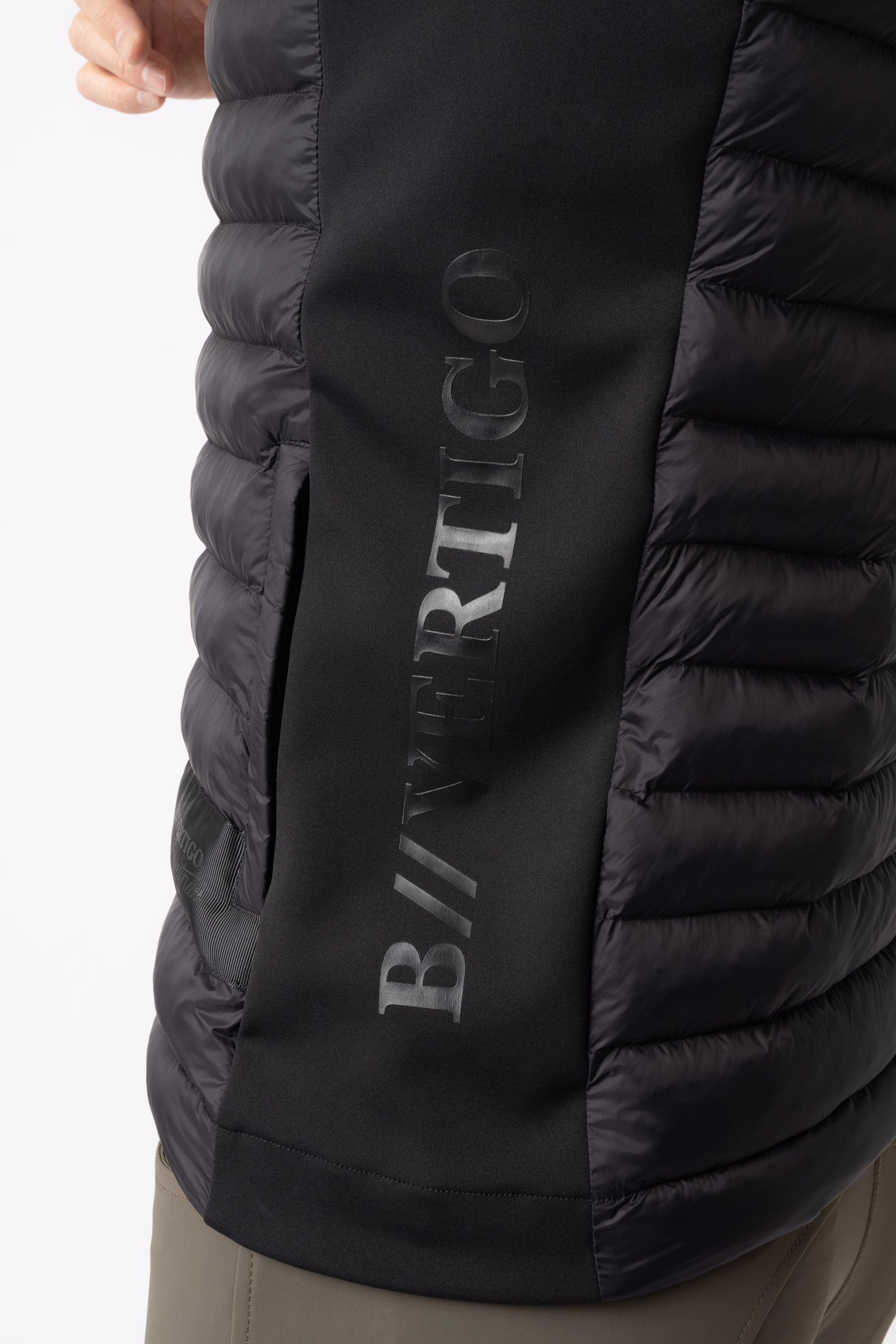 B Vertigo Simon ultralichte gewatteerde bodywarmer, heren