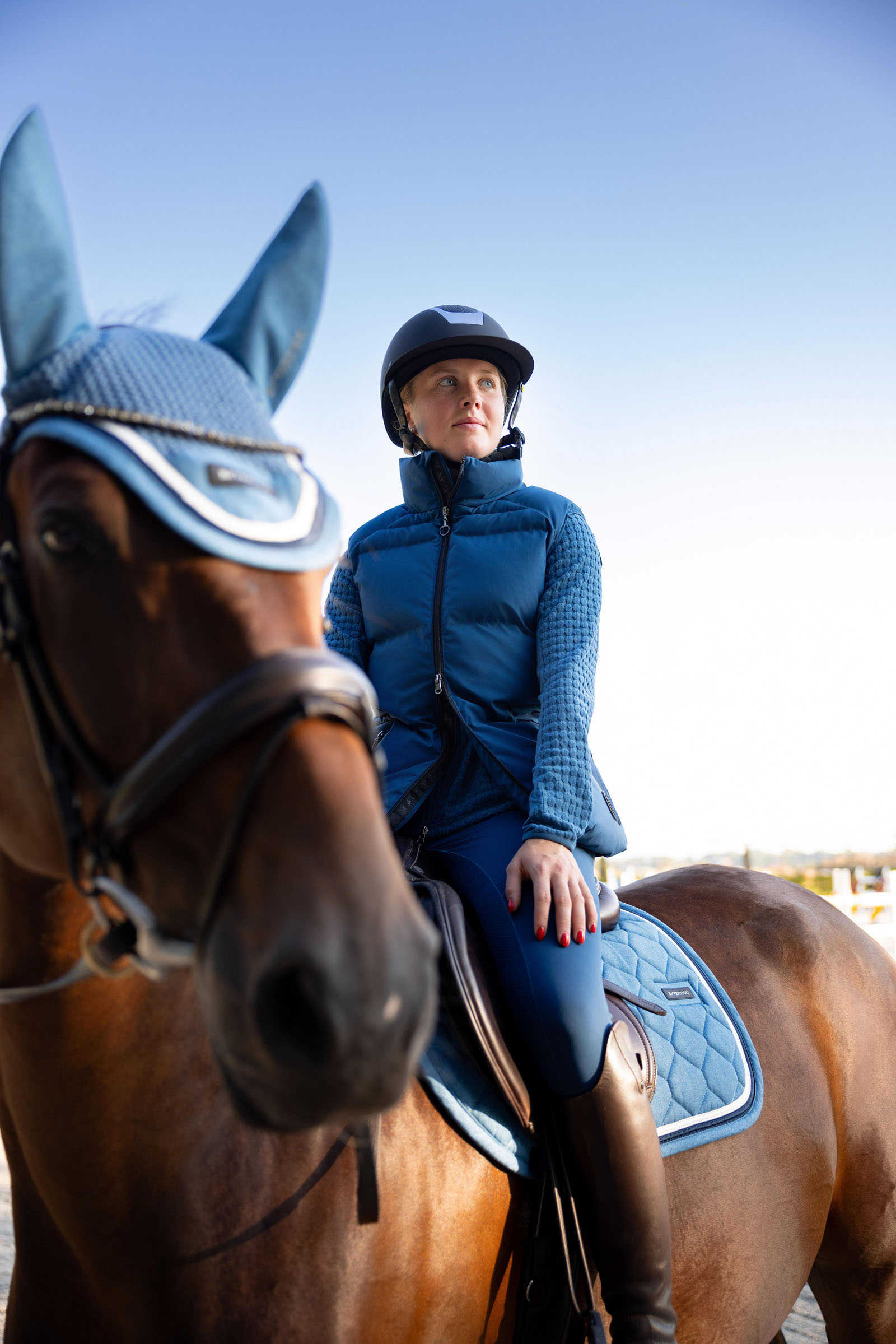 Horze Oona gewatteerde rijvest