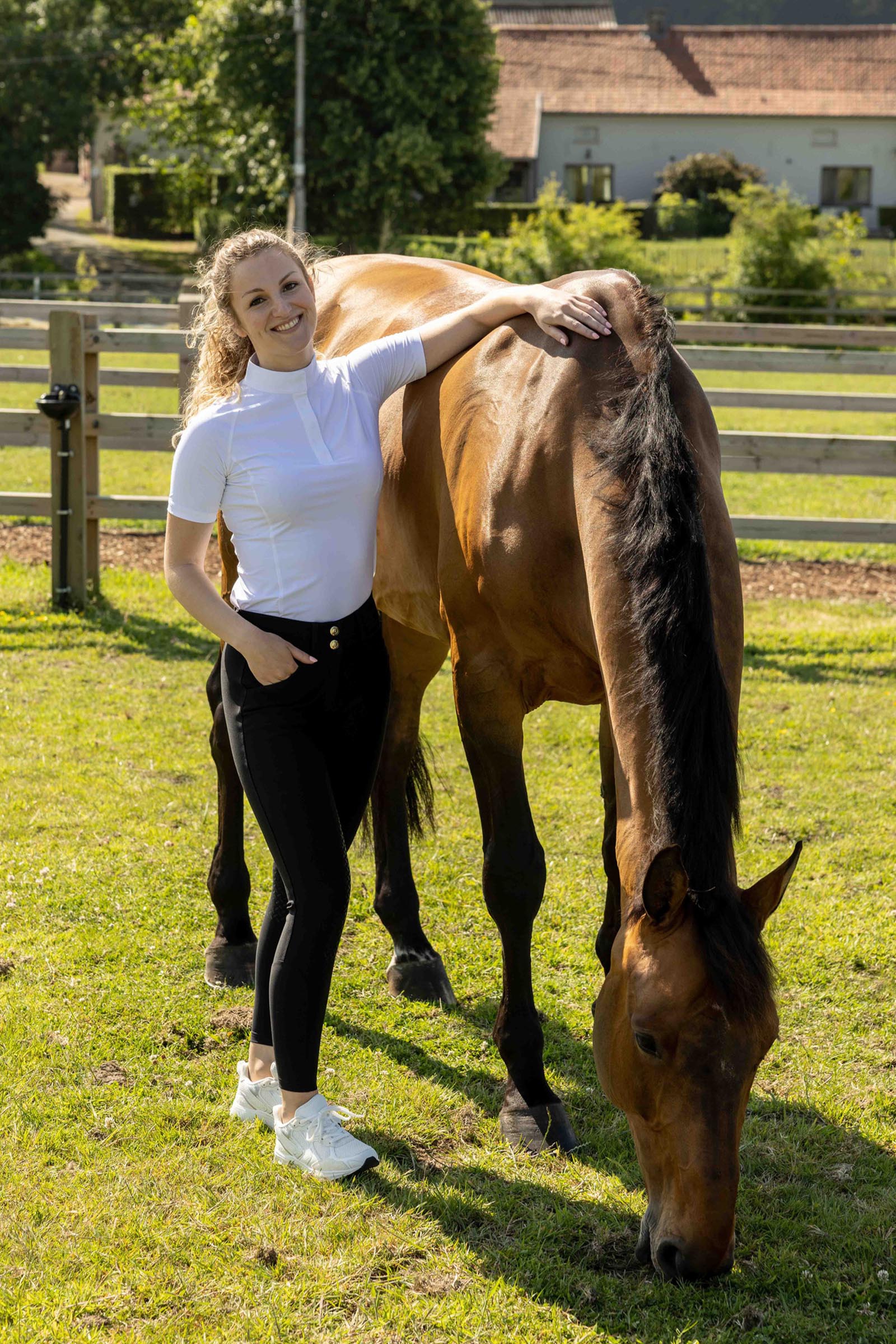 Kentucky Horsewear Miami damesrijbroek met full grip  