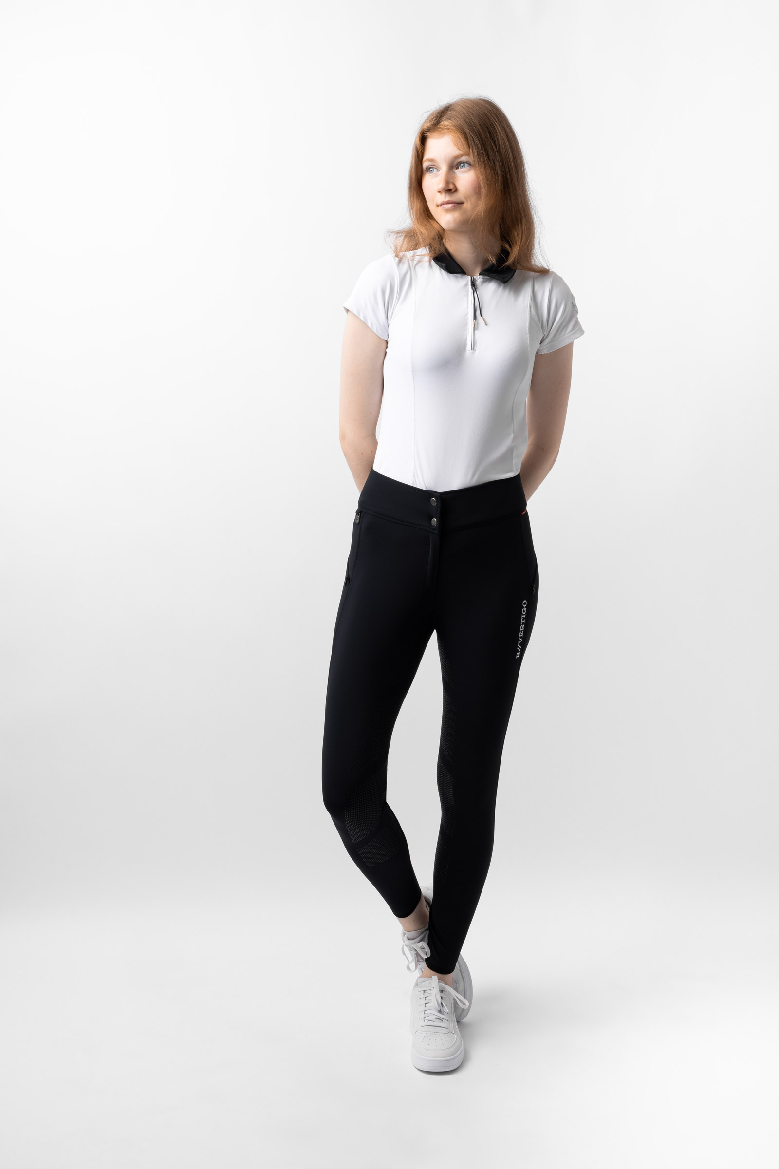 B Vertigo Justine Thermo dames rijbroek met siliconen full seat