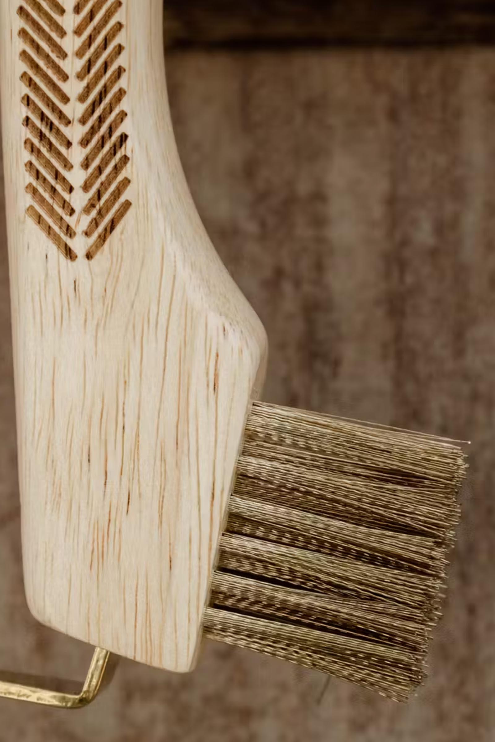 Grooming Deluxe hoevenkrabber met metalen borstel en magneet  