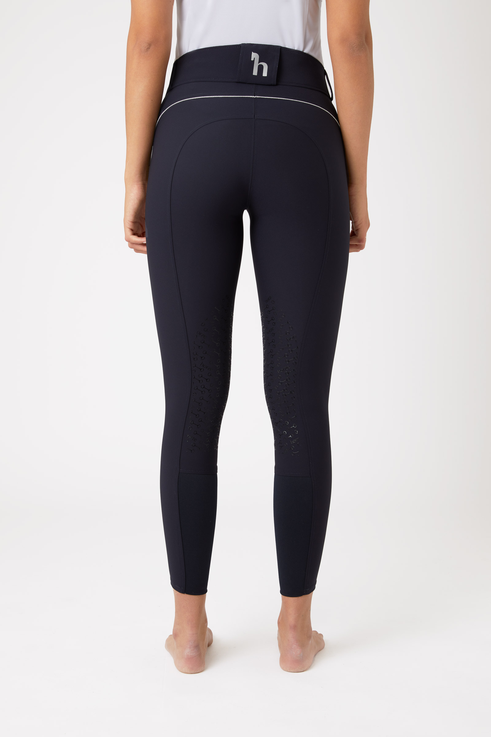 Hoge Aubrey High Waist Rijbroek met Siliconen Kniestuk, dames