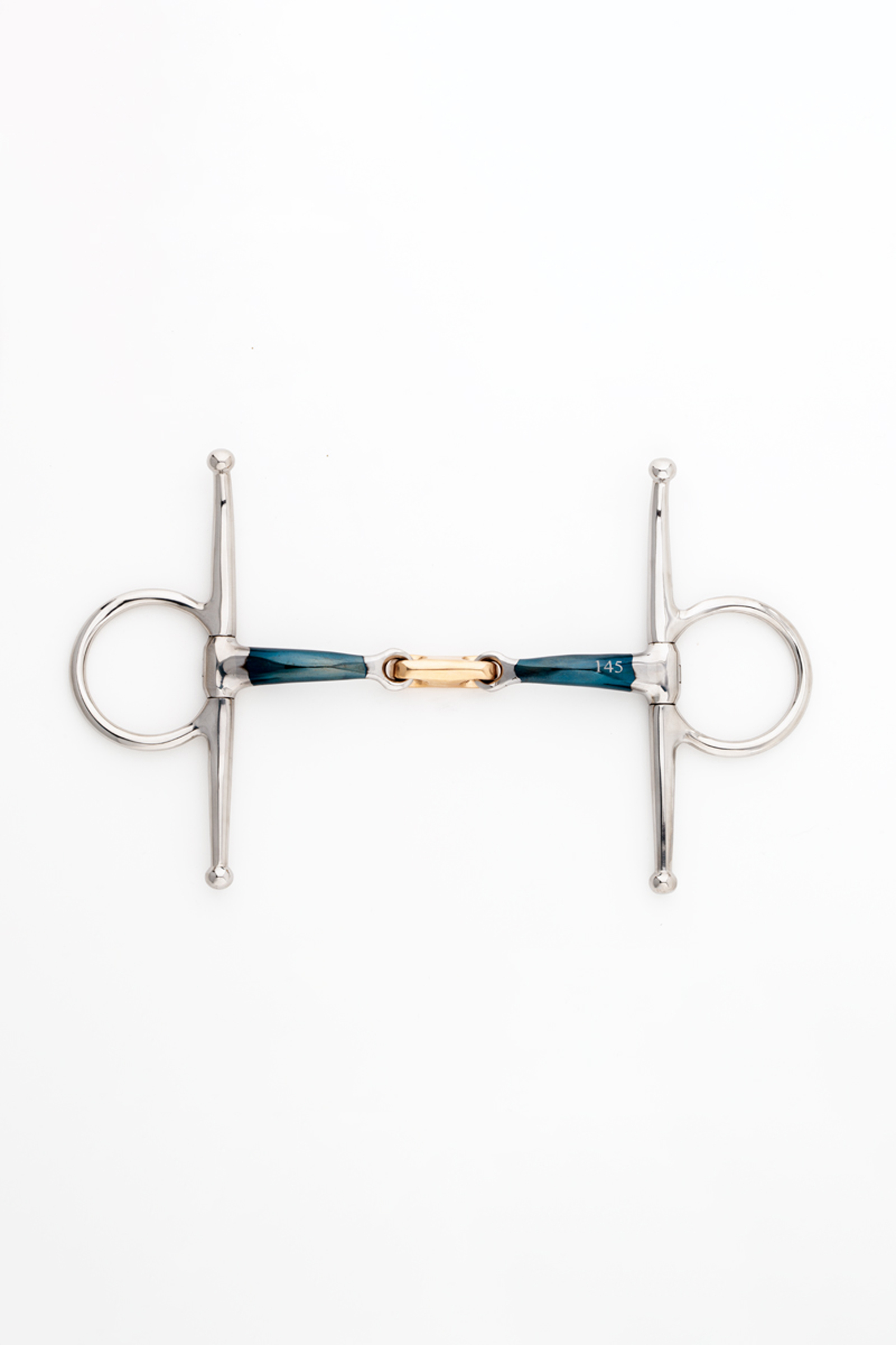 Kavalkade ergonomisch full cheek bit, dubbelgebroken, 14 mm