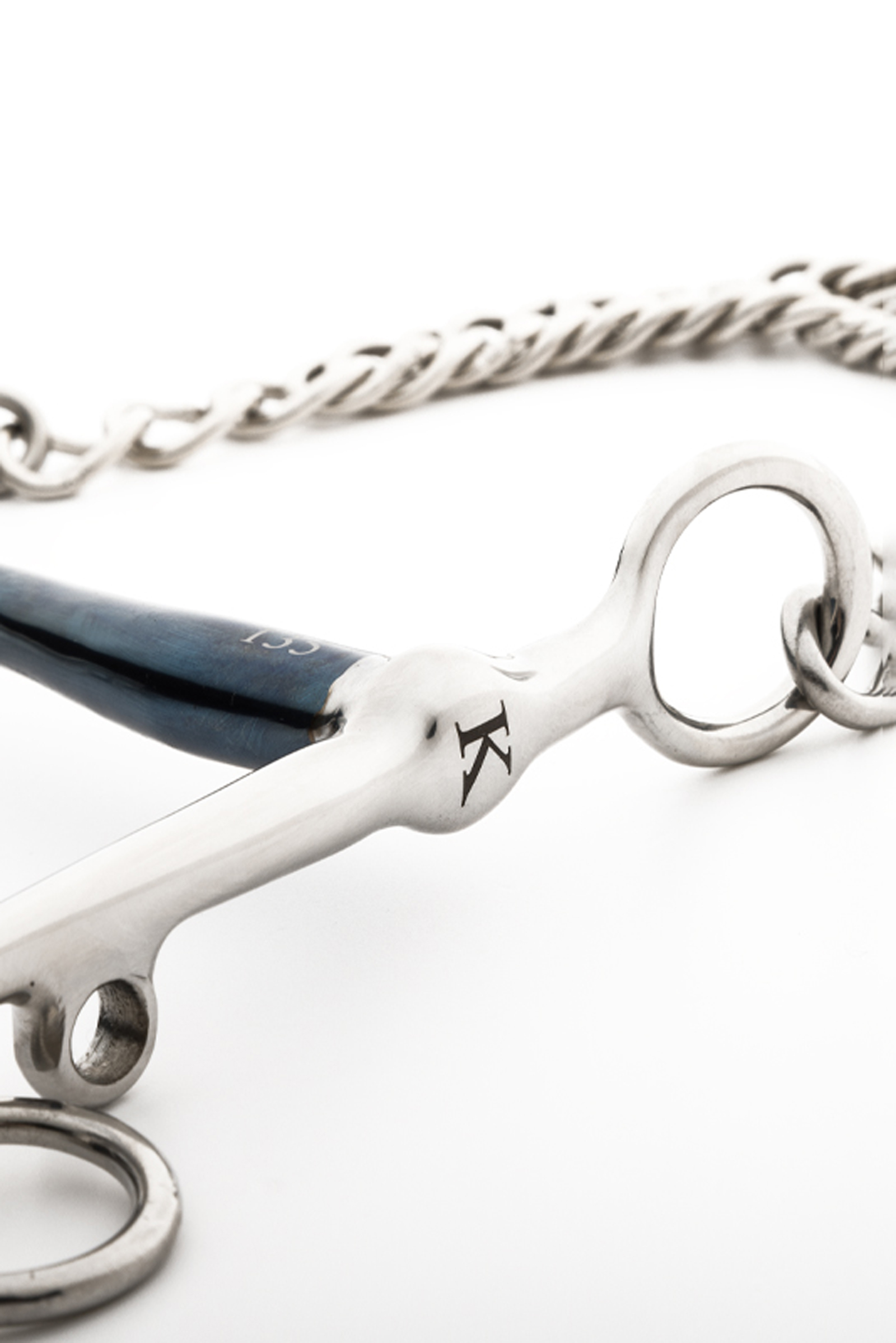 Kavalkade ergonomische dressuurkandare met tongboog, 14 mm