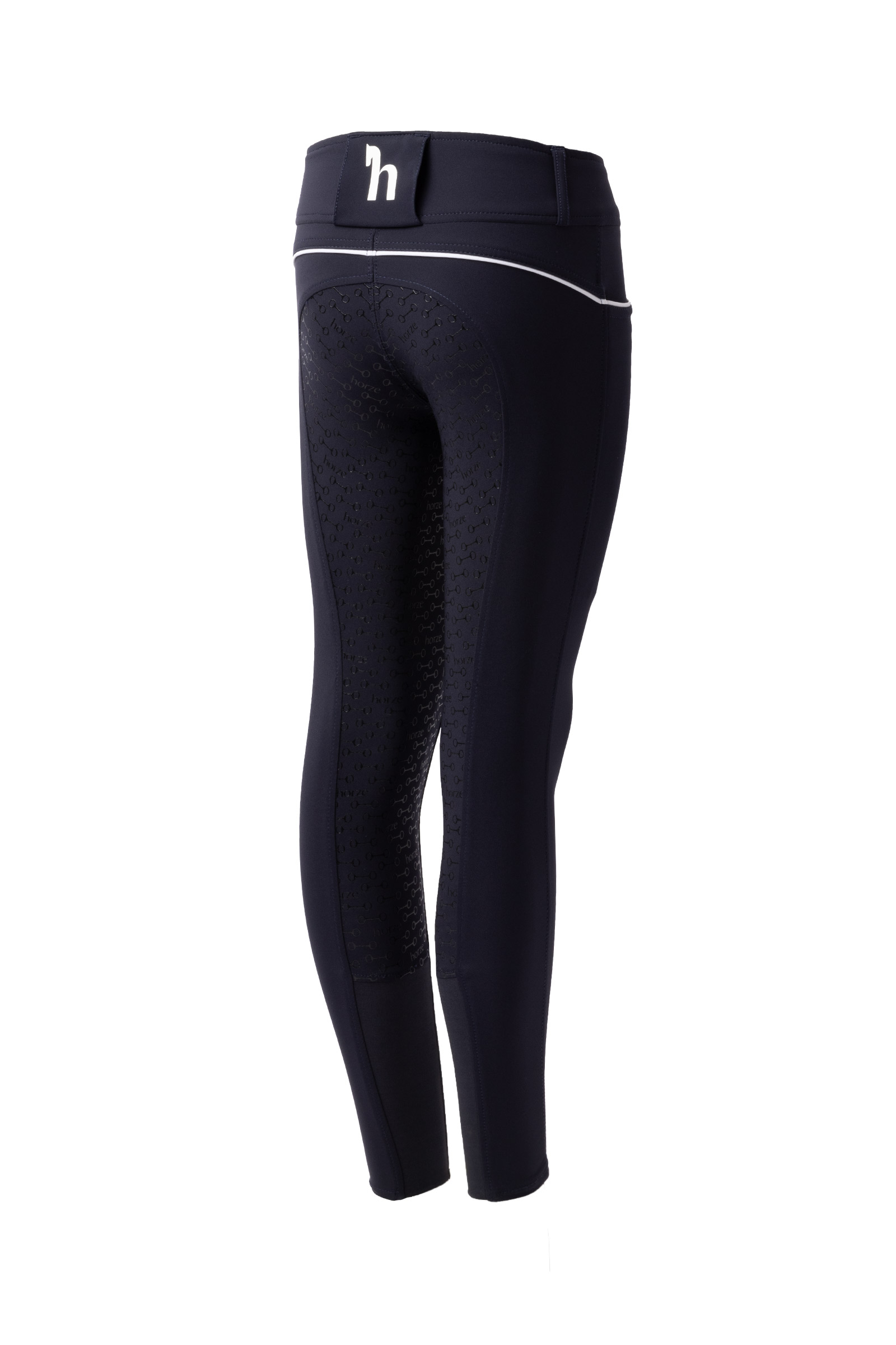 Horze Aubrey High Waist Rijbroek met siliconen zitvlak, kinderen