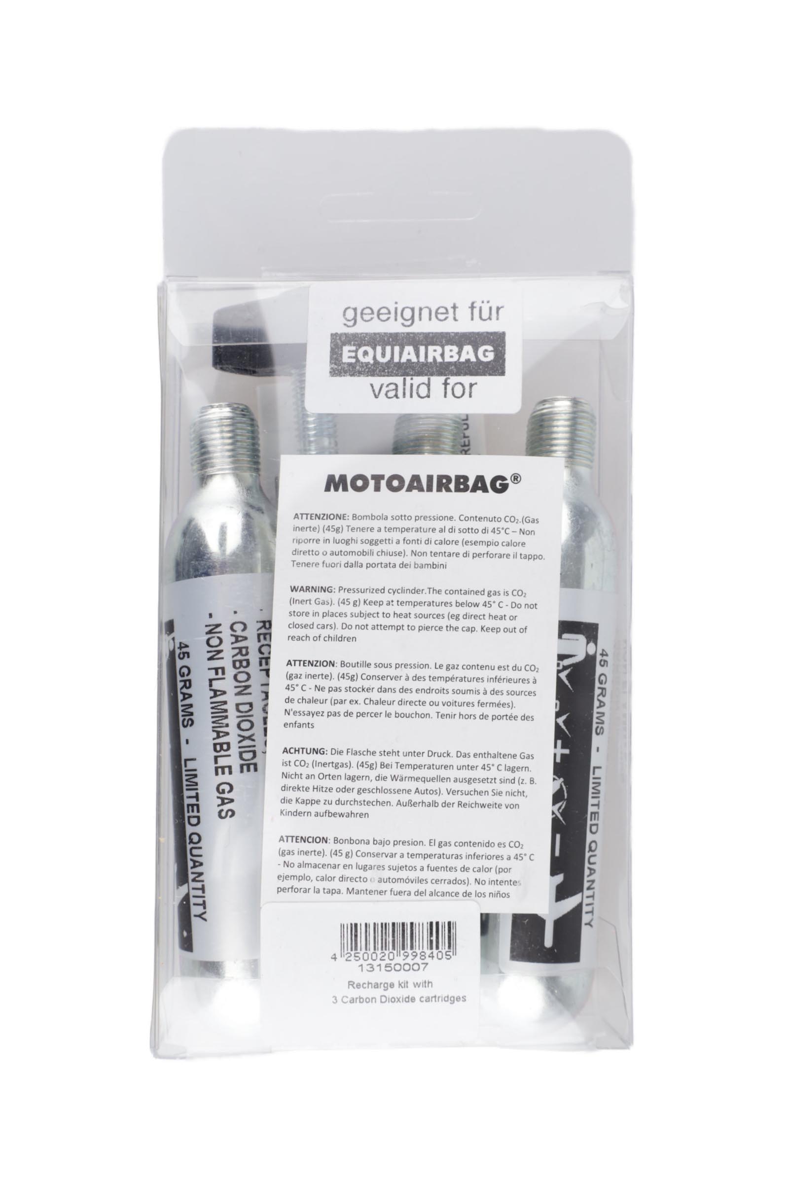 USG EquiAirbag&reg; herlaadkit (incl. 3 patronen, gereedschap & handleiding)