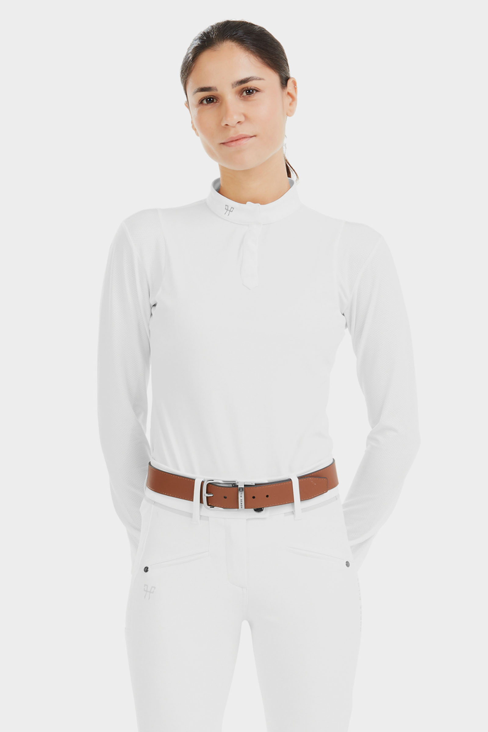 White Horse Pilot Aerolight dameshirt met lange mouwen