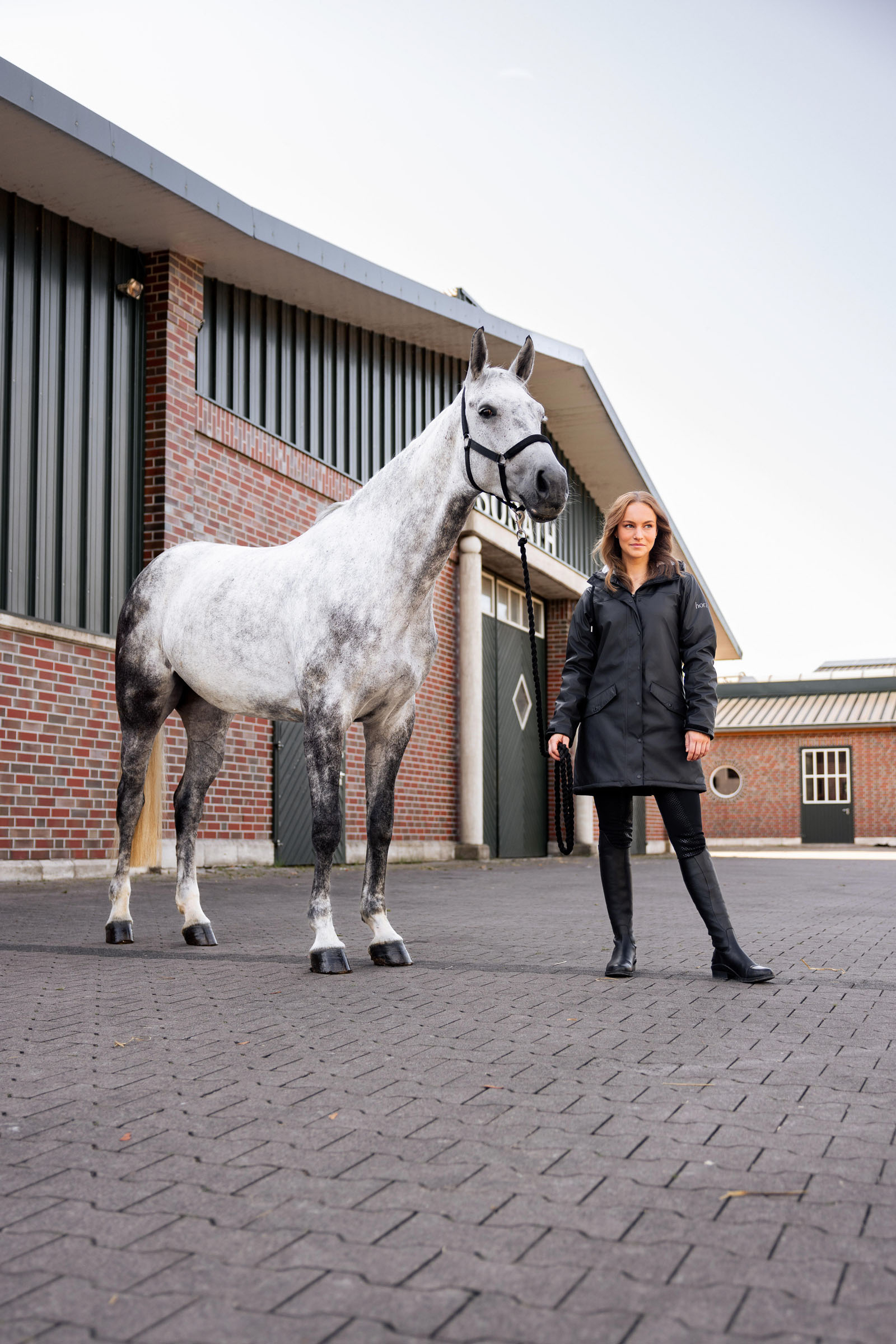 Horze Billie PU Regenjas met fleece