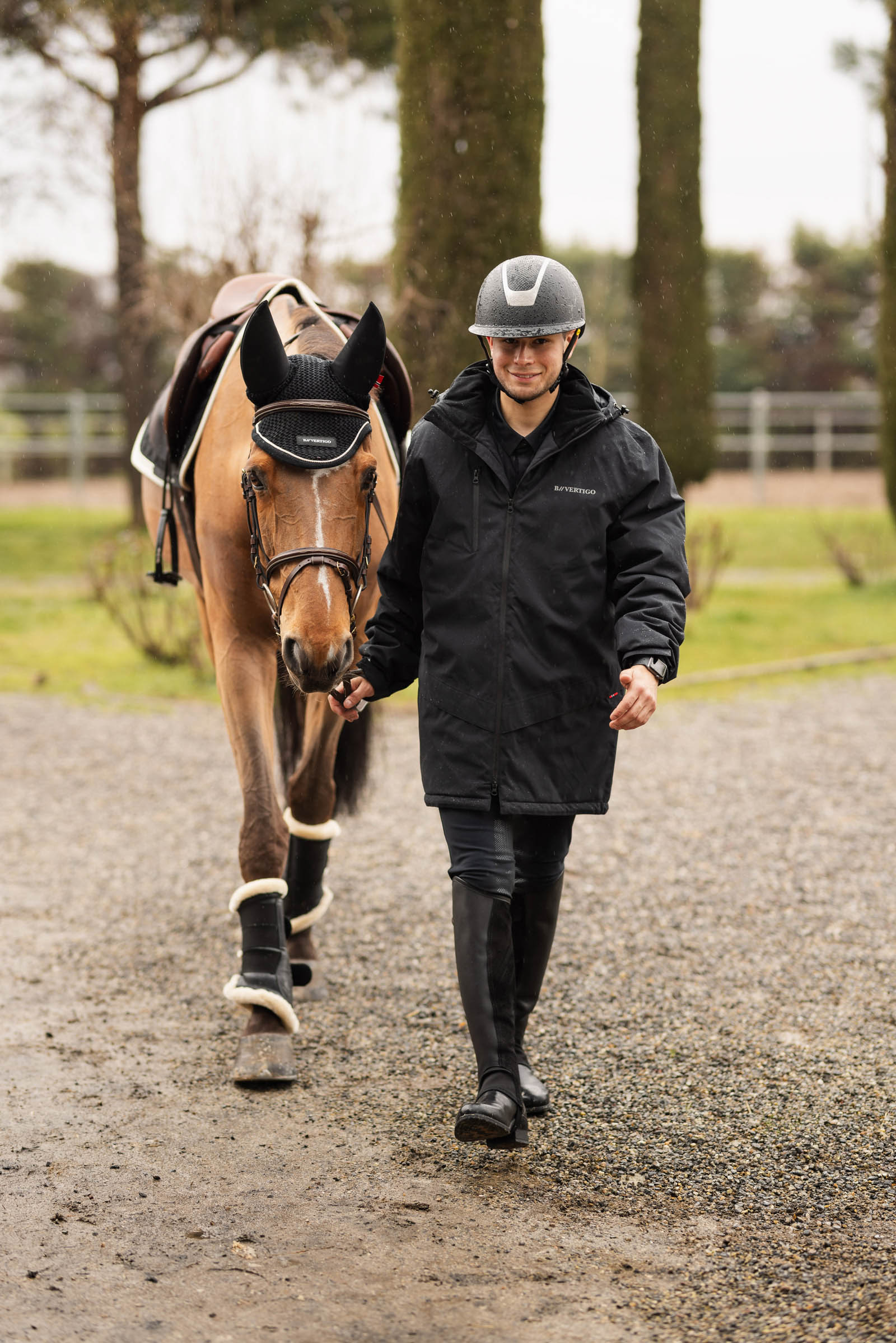 B Vertigo Milo waterdichte parka jas, heren