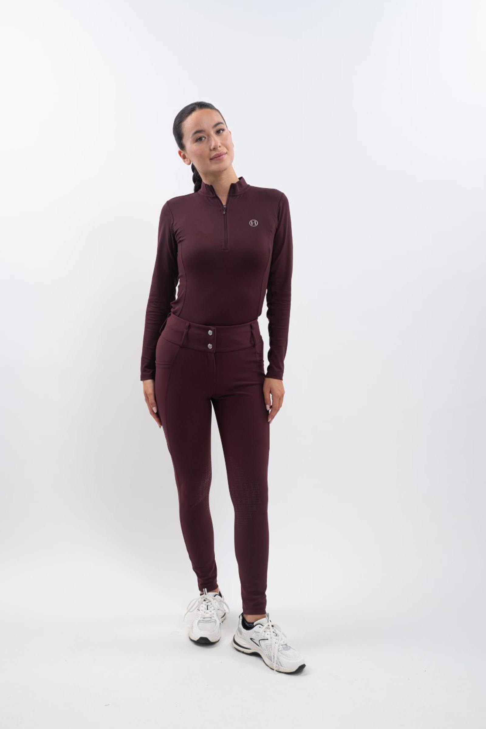 Harcour Luce dames rijbroek met kniestuk grip