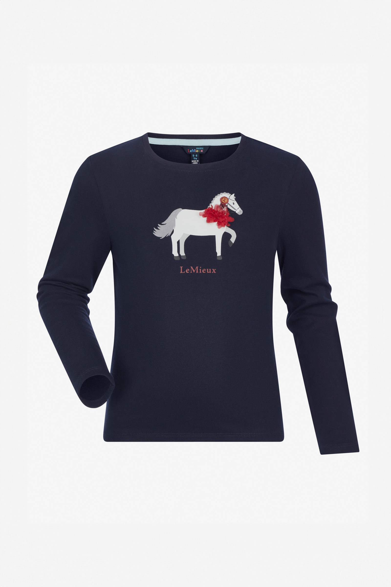Navy LeMieux Mini Jessie Long Sleeve Top