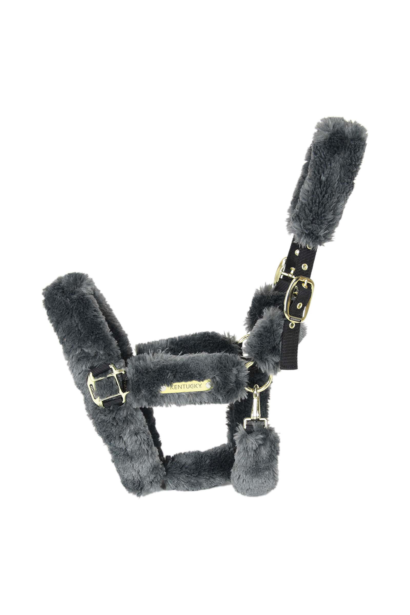 Grey Kentucky Horsewear Lamsvel transporthalster