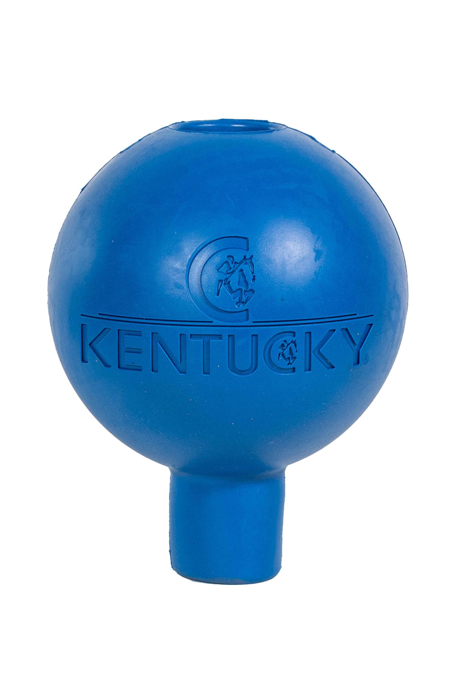 Royal Blue Kentucky Horsewear rubber bal voor touw- en wandbescherming  
