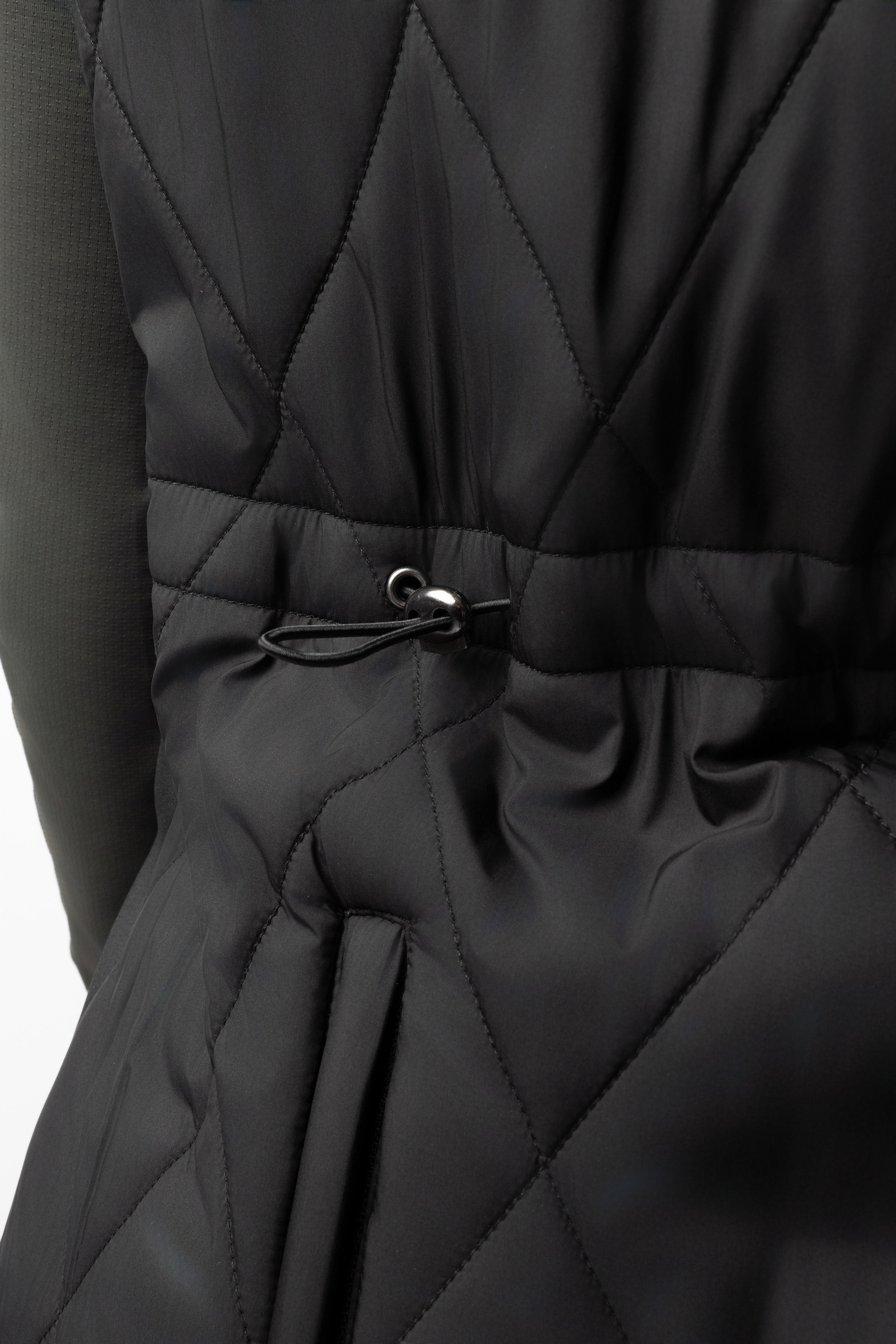 B Vertigo Agnetha dames lange gewatteerde bodywarmer  